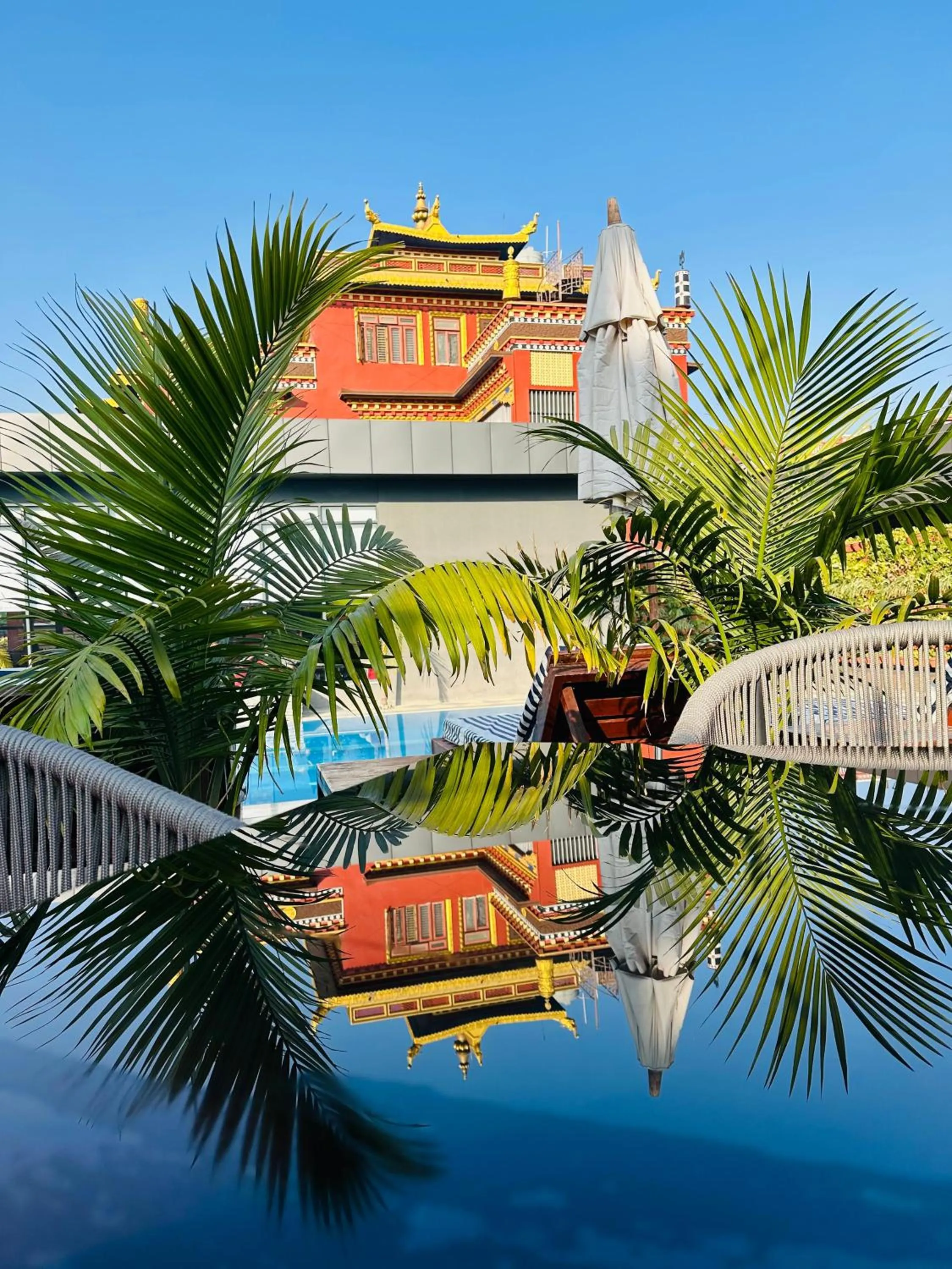 Swimming pool in Hotel Dolmaling
