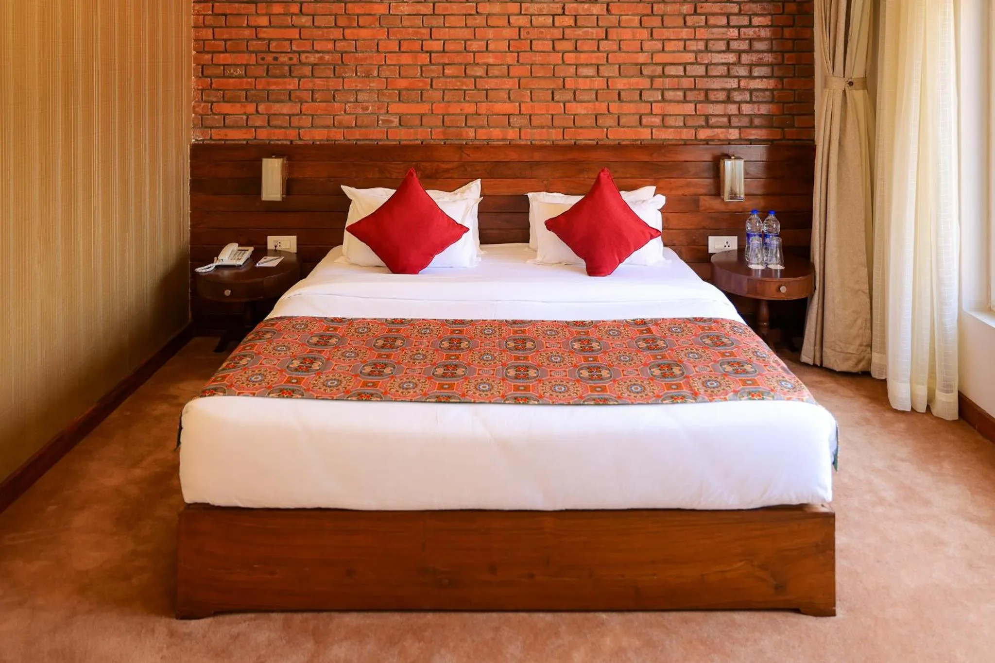 Bed in Hotel Dolmaling