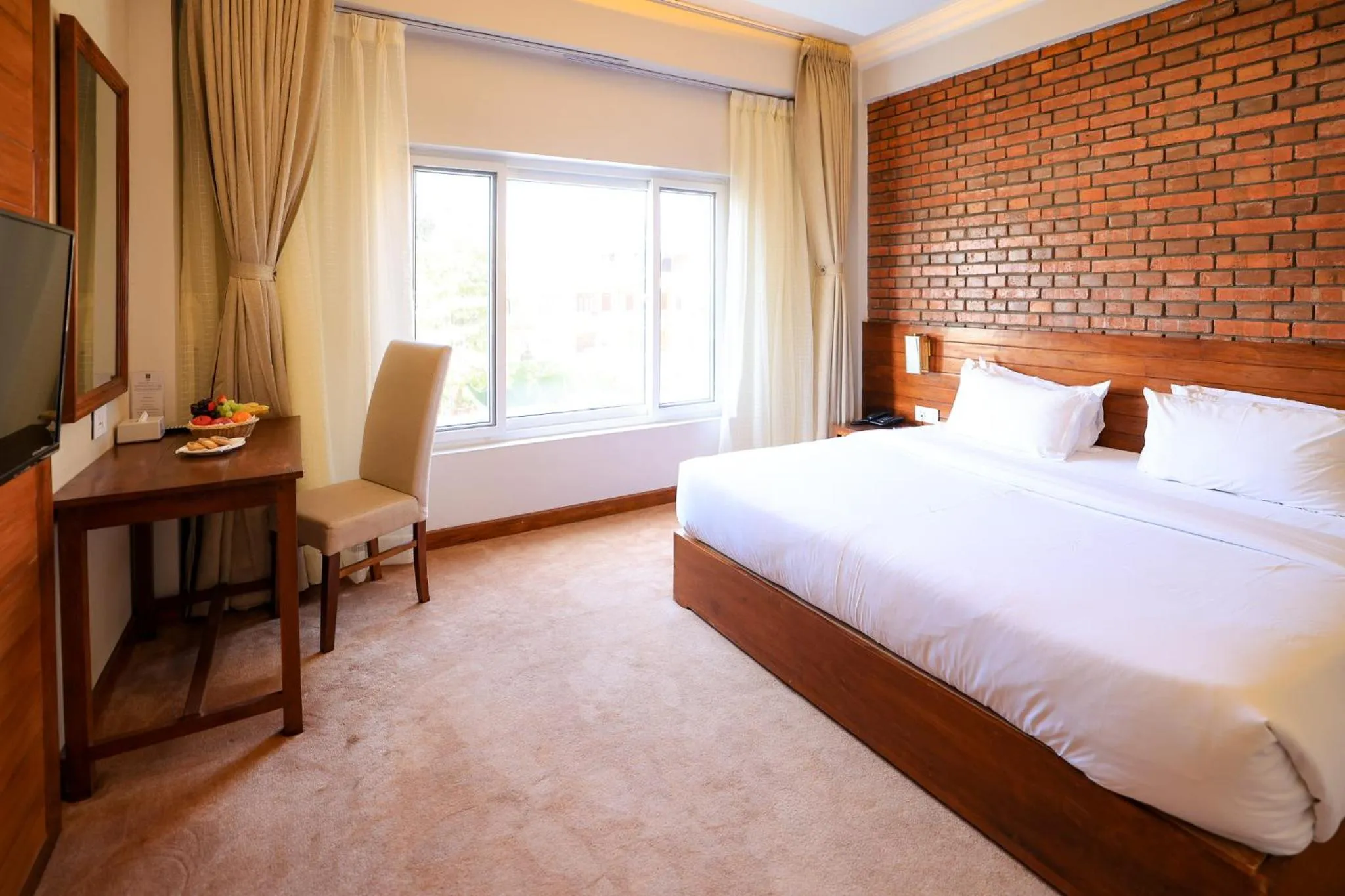 Bed in Hotel Dolmaling