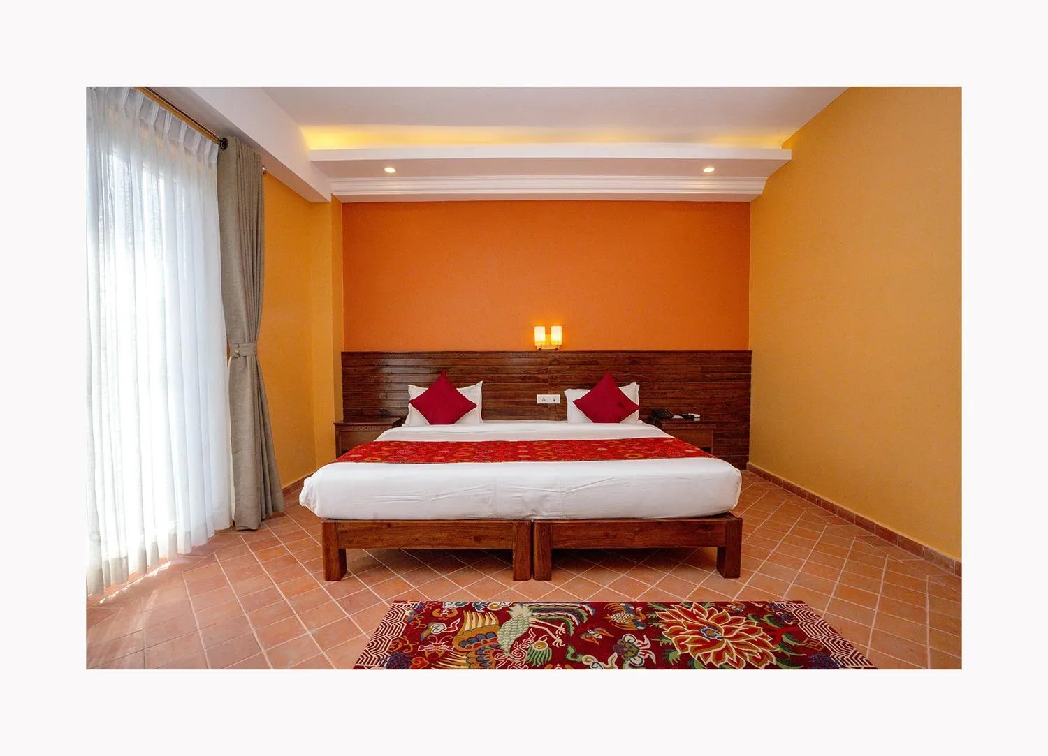 Bed in Hotel Dolmaling