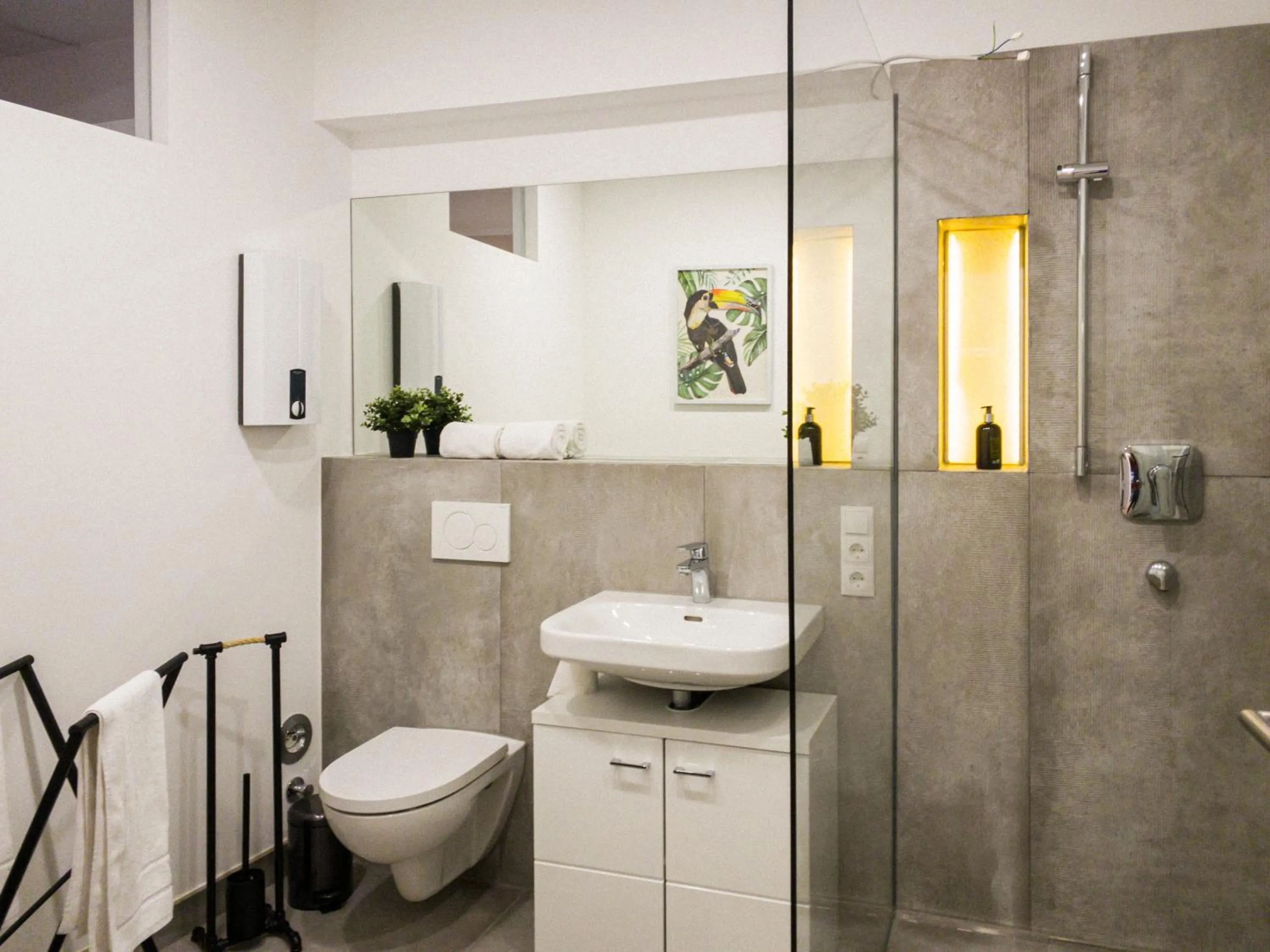 Bathroom in Brunnen Apartments