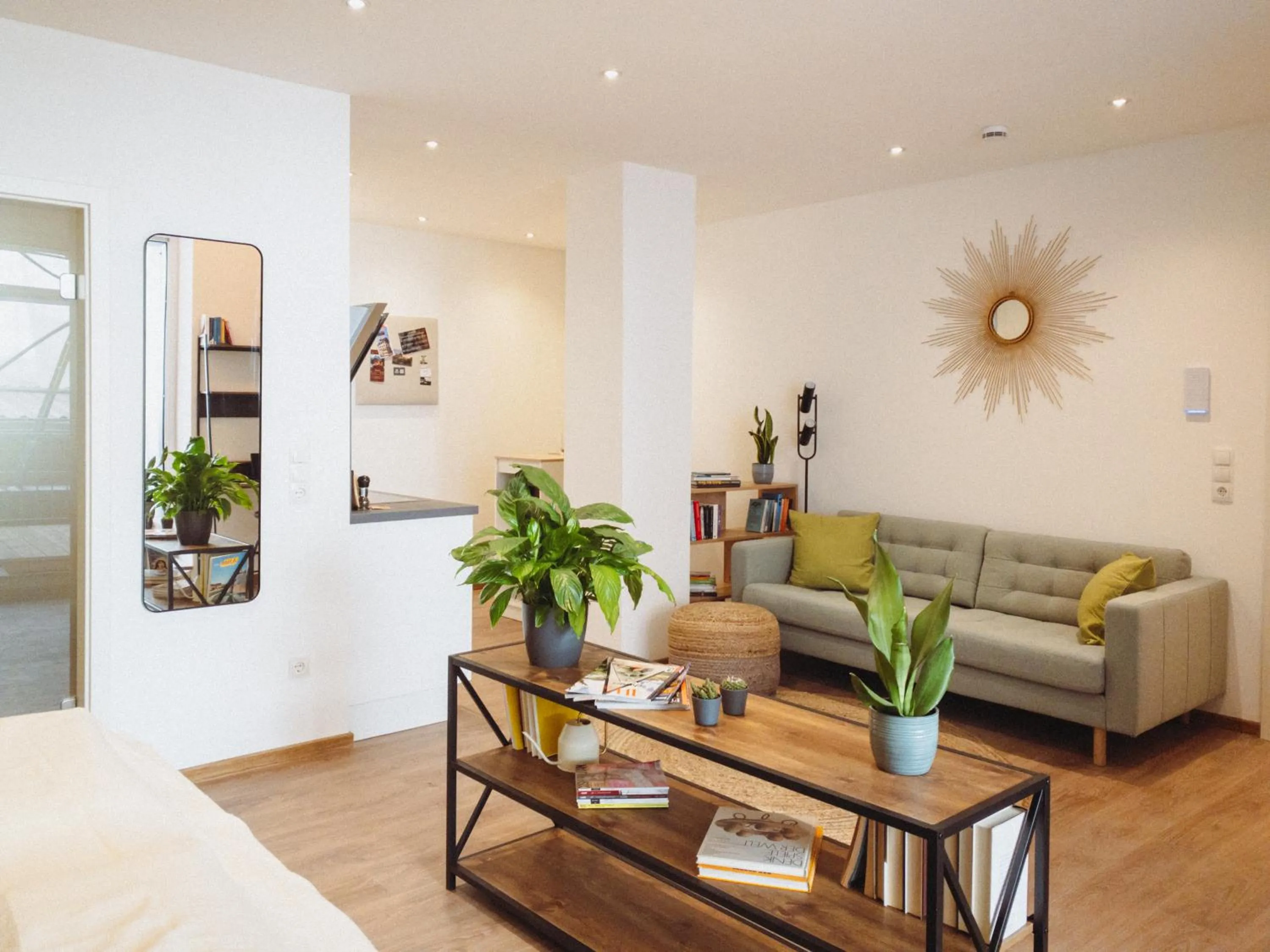 Living room in Brunnen Apartments