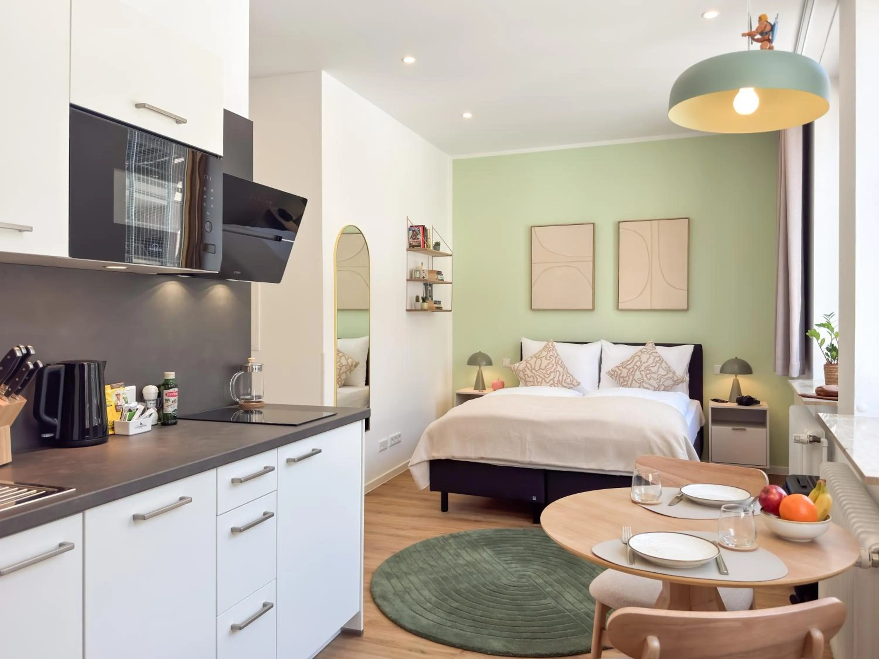 Photo of the whole room, Bed in Brunnen Apartments