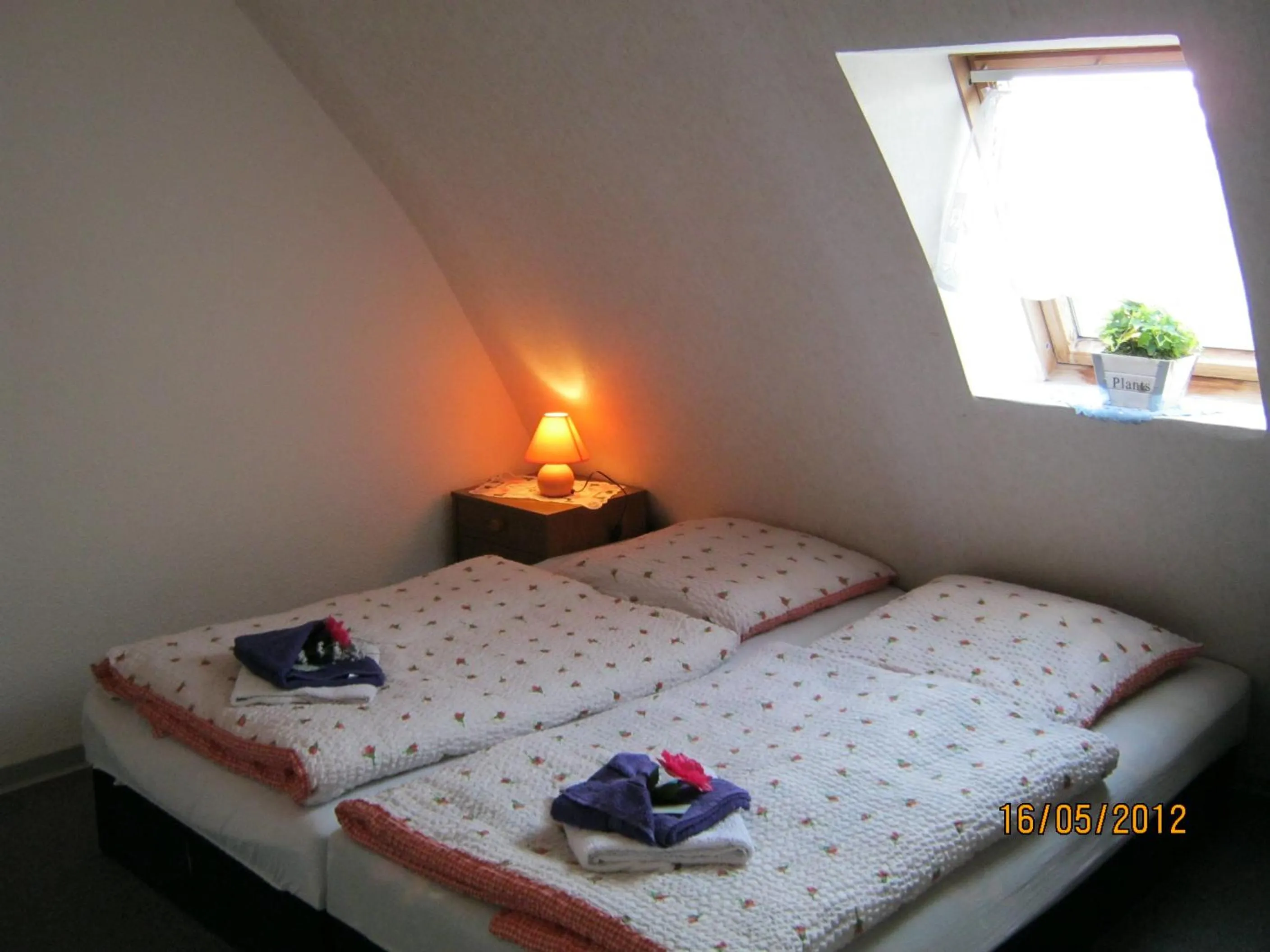 Photo of the whole room, Bed in Hotel Landhaus Nassau