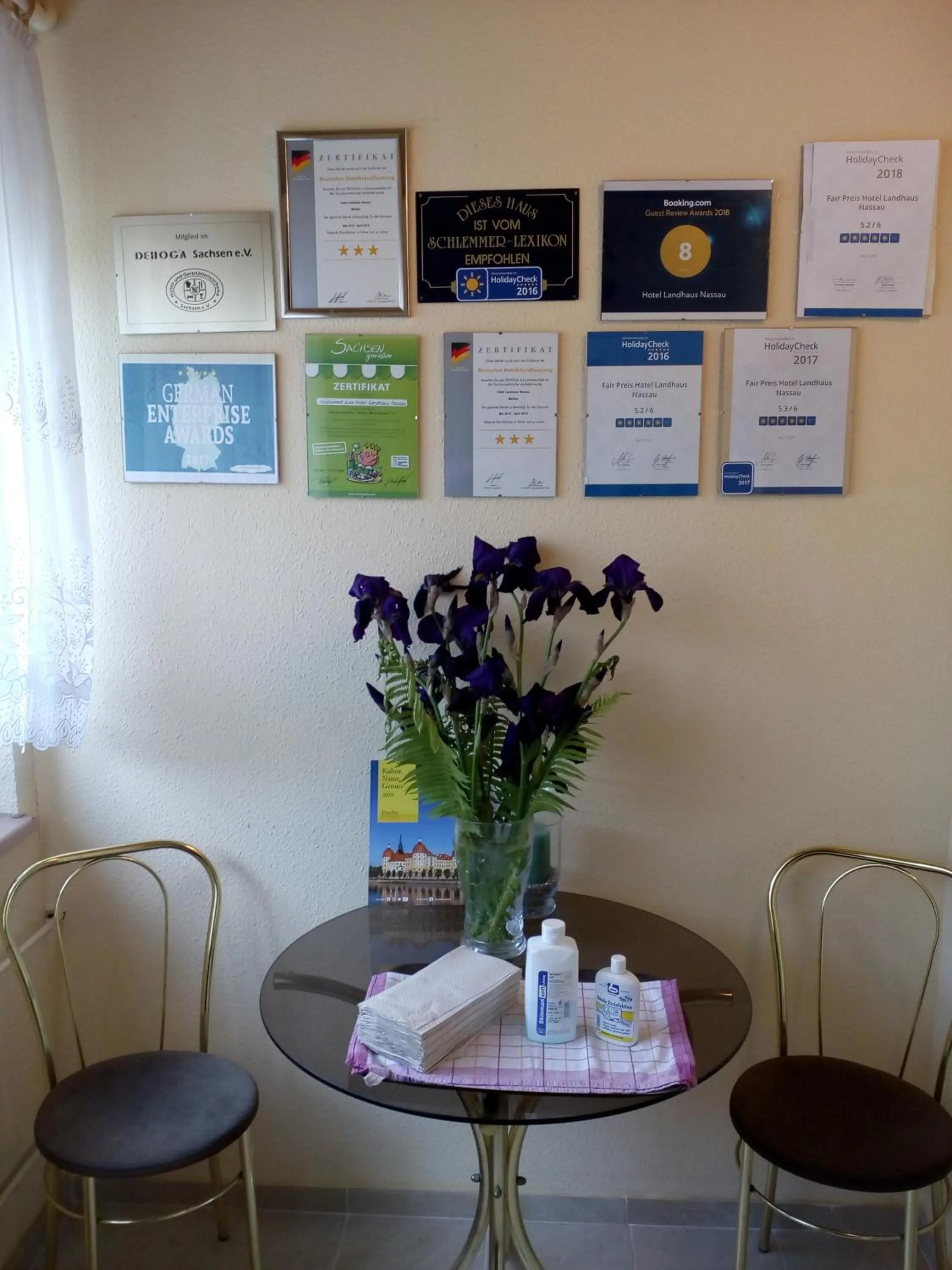 Lobby or reception in Hotel Landhaus Nassau