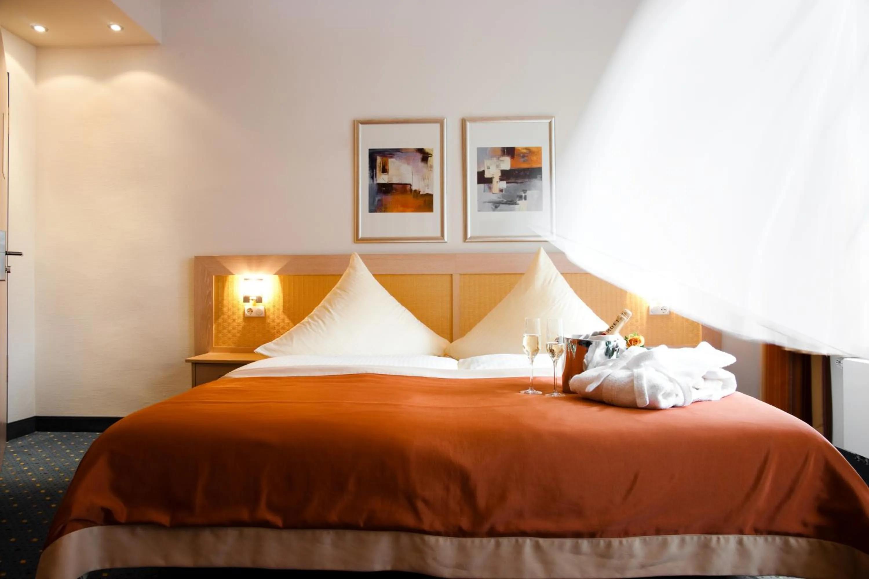 Bed in Hotel von Euch