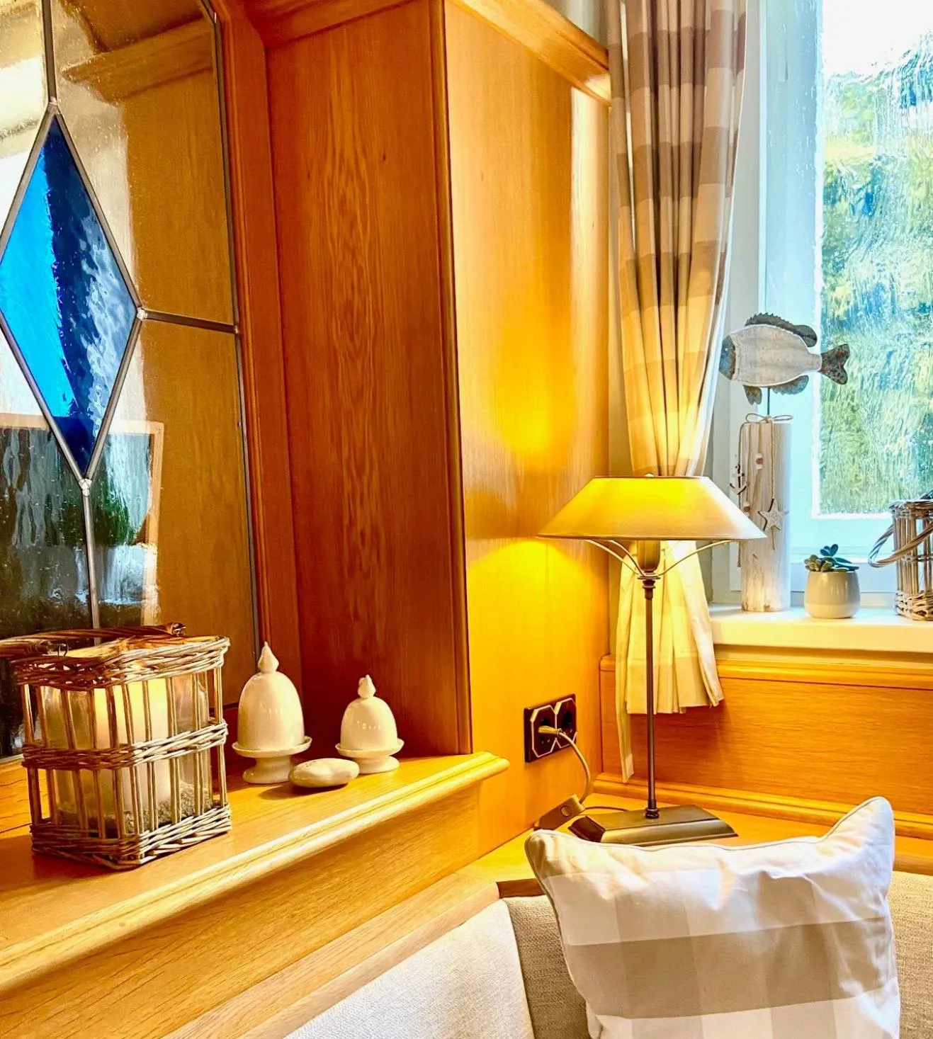 Bed in Hotel Fischerhaus