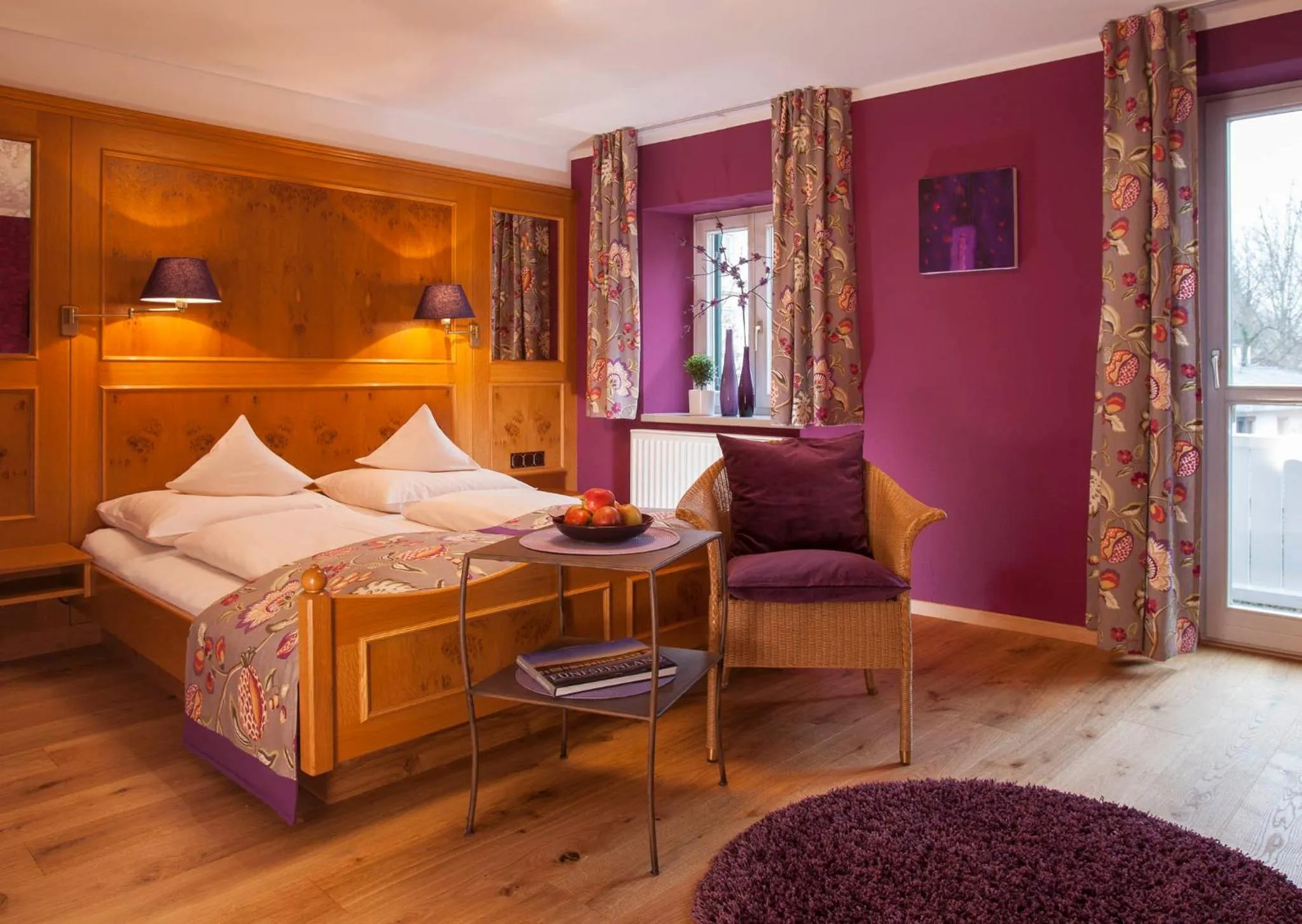 Bed in Hotel Fischerhaus