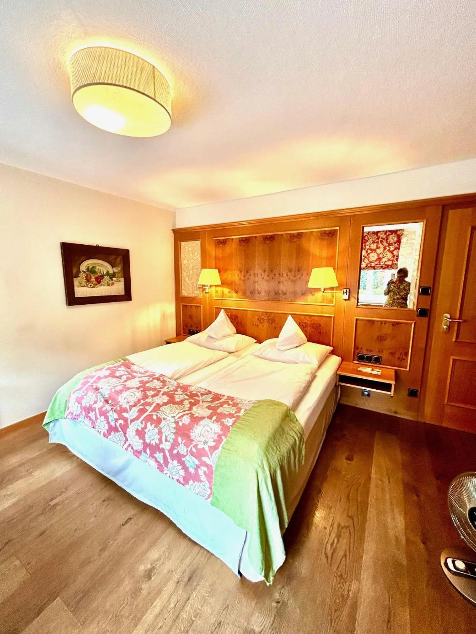 Bed in Hotel Fischerhaus