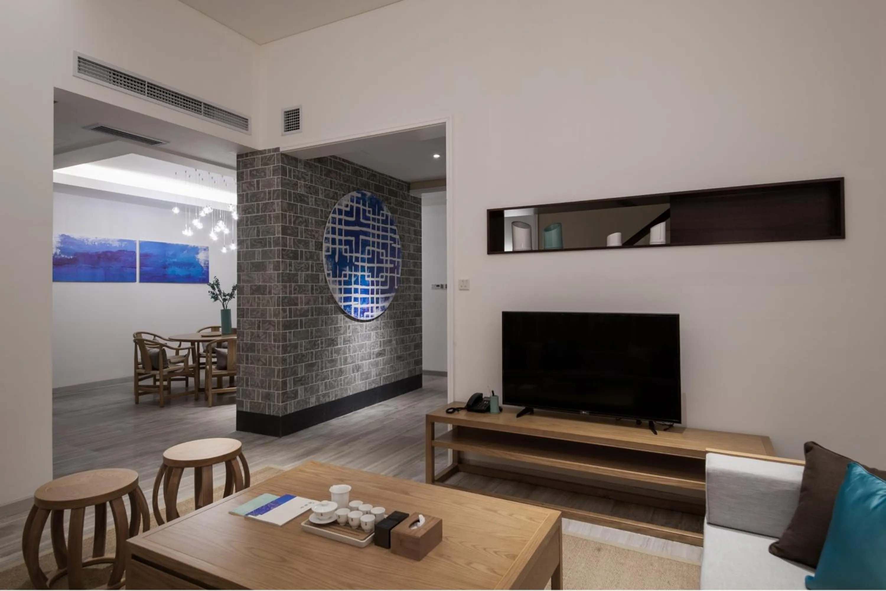 Living room in Huangshan Demaotang Hotel