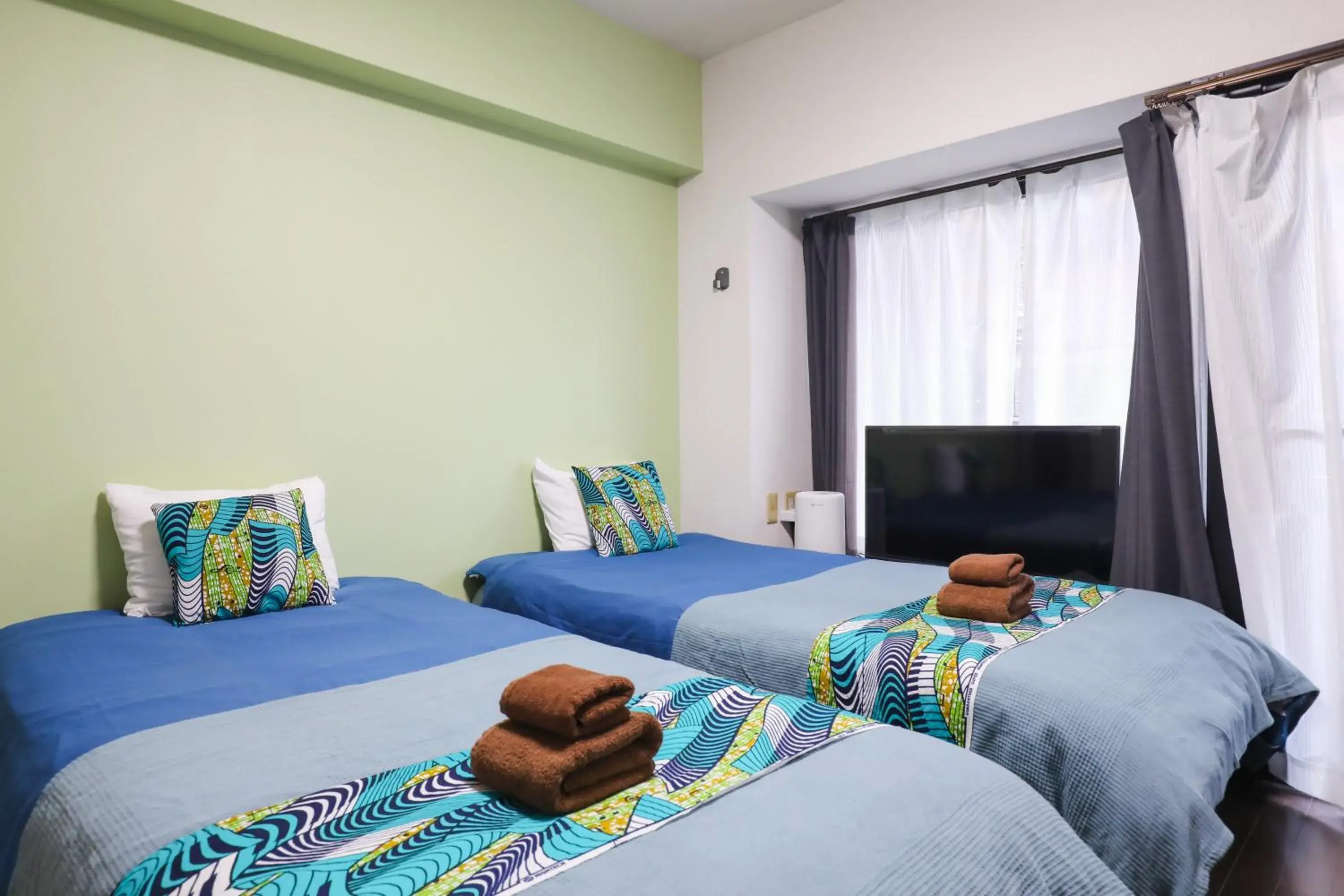 Twin Room in SUMIYOSHI APARTMENT Hotel 住吉アパートメントホテル Twin Room in SUMIYOSHI APARTMENT Hotel 住吉アパートメントホテル