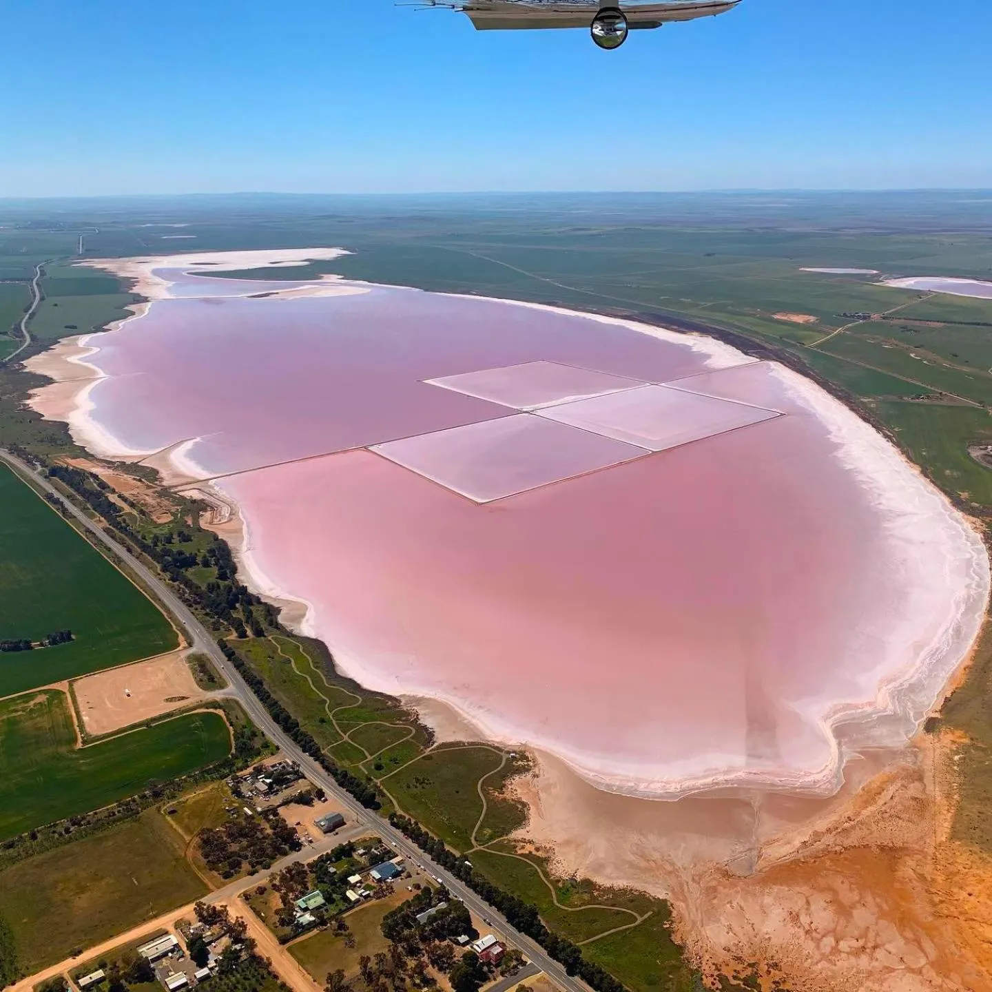 Lake view in The Pink Lake Tiny House - 'Sakura'