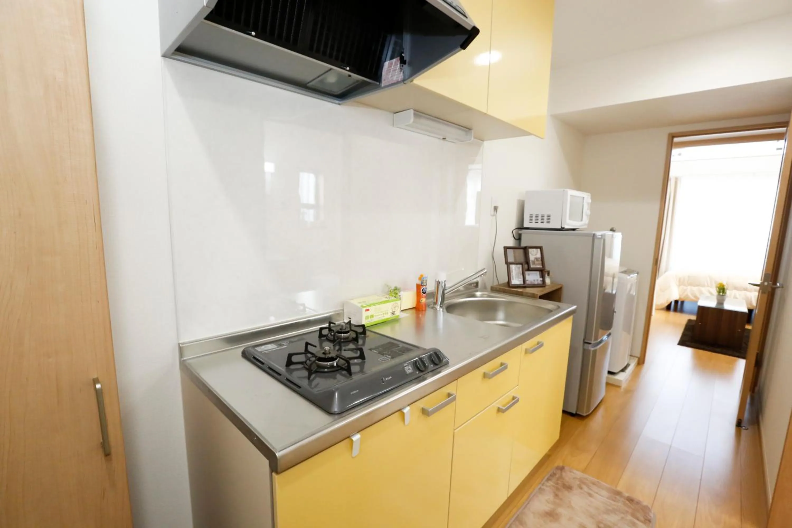 Kitchen or kitchenette in Tokyo Enjoy Hotel