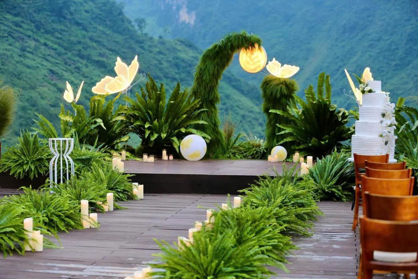 Natural landscape in H'mong Village Resort Ha Giang