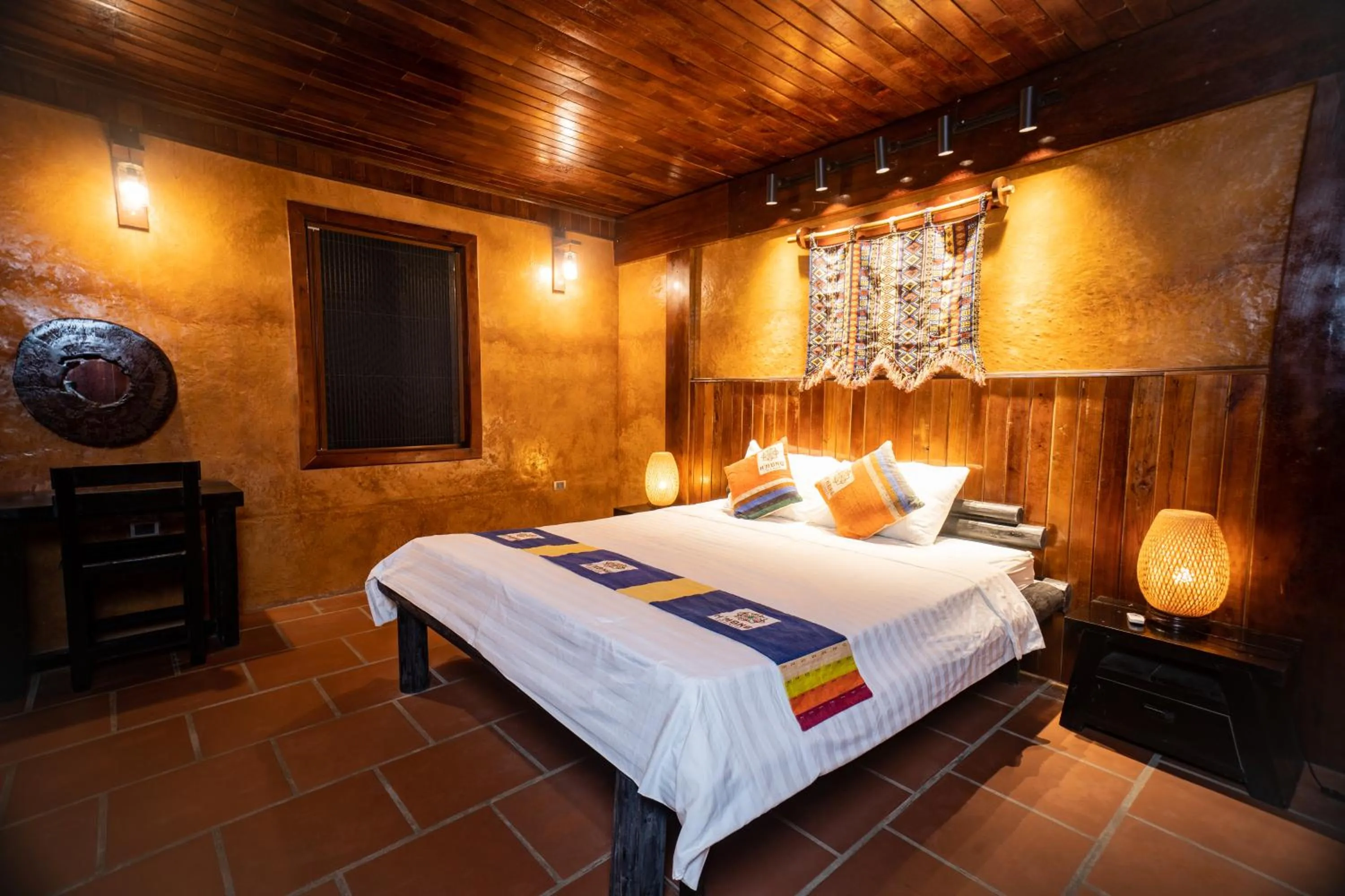 Bed in H'mong Village Resort Ha Giang