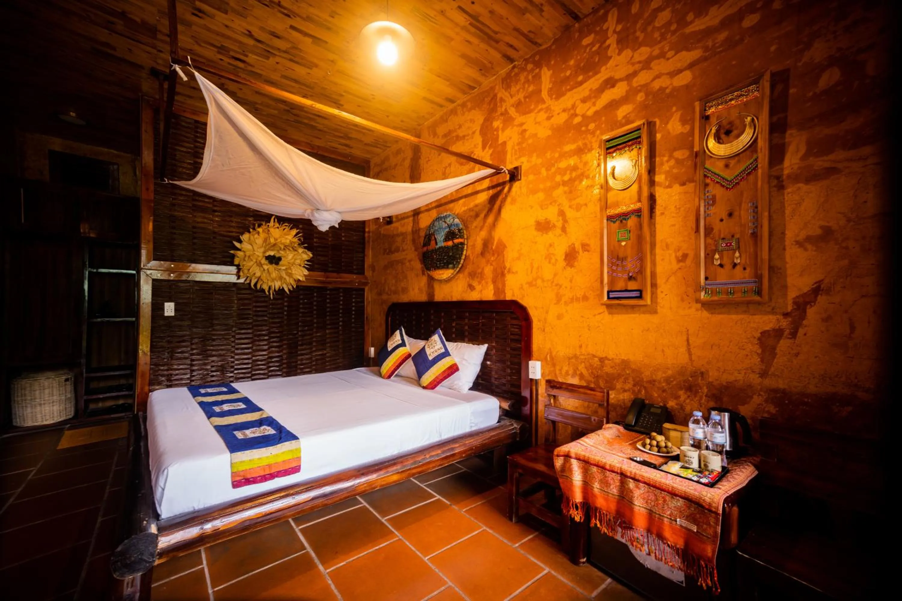 Bed in H'mong Village Resort Ha Giang