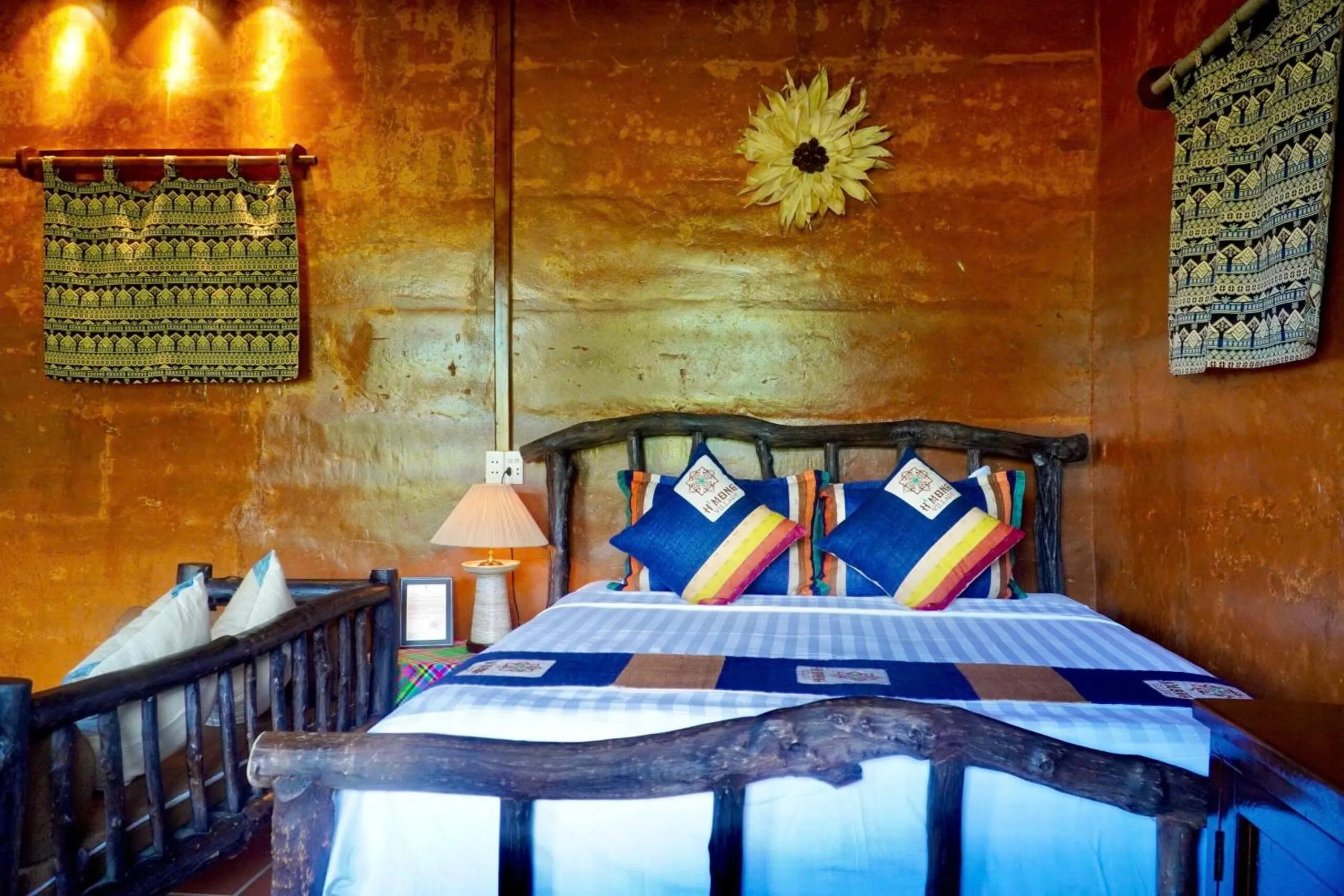 Bed in H'mong Village Resort Ha Giang