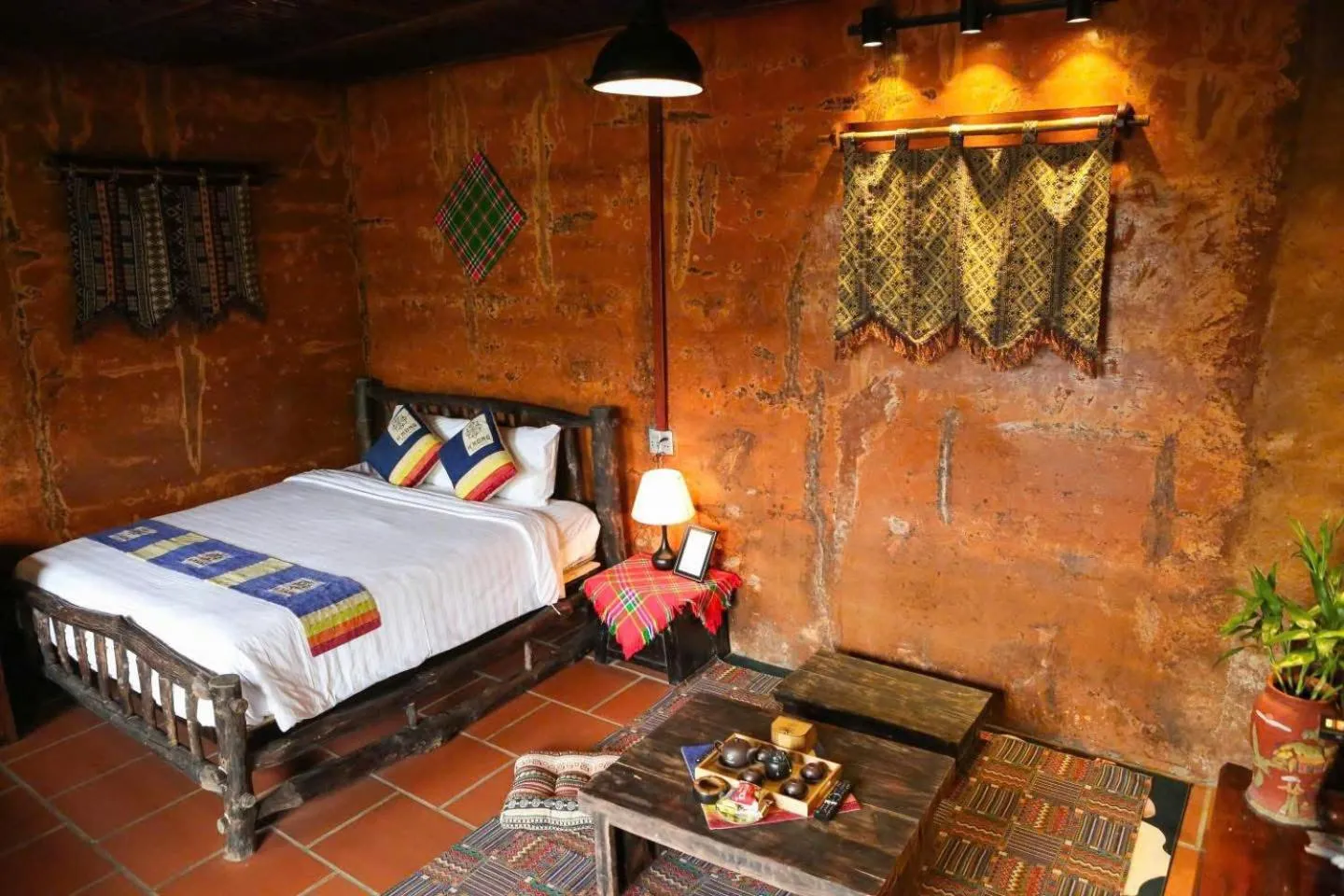Bed in H'mong Village Resort Ha Giang