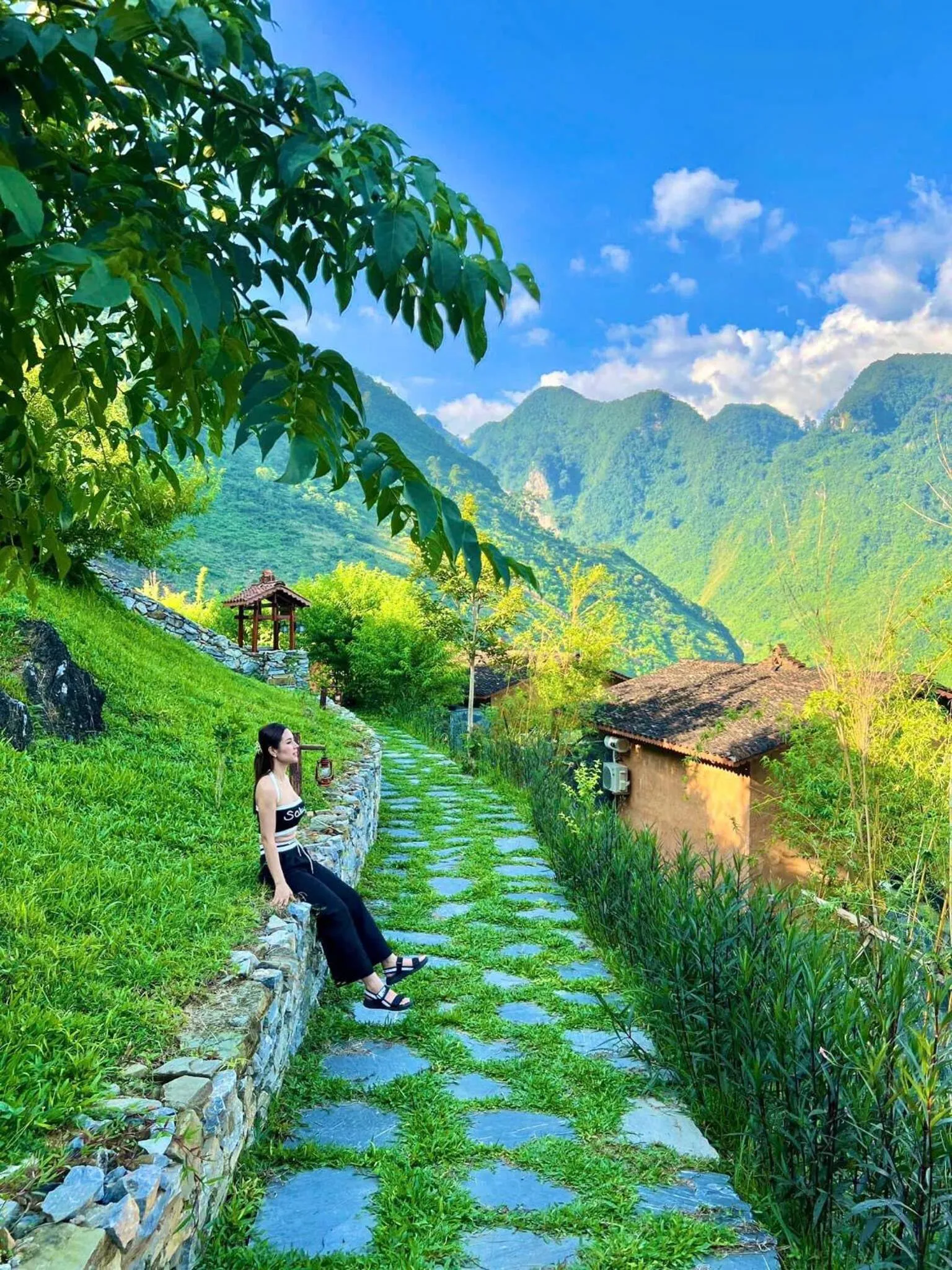 Natural landscape in H'mong Village Resort Ha Giang