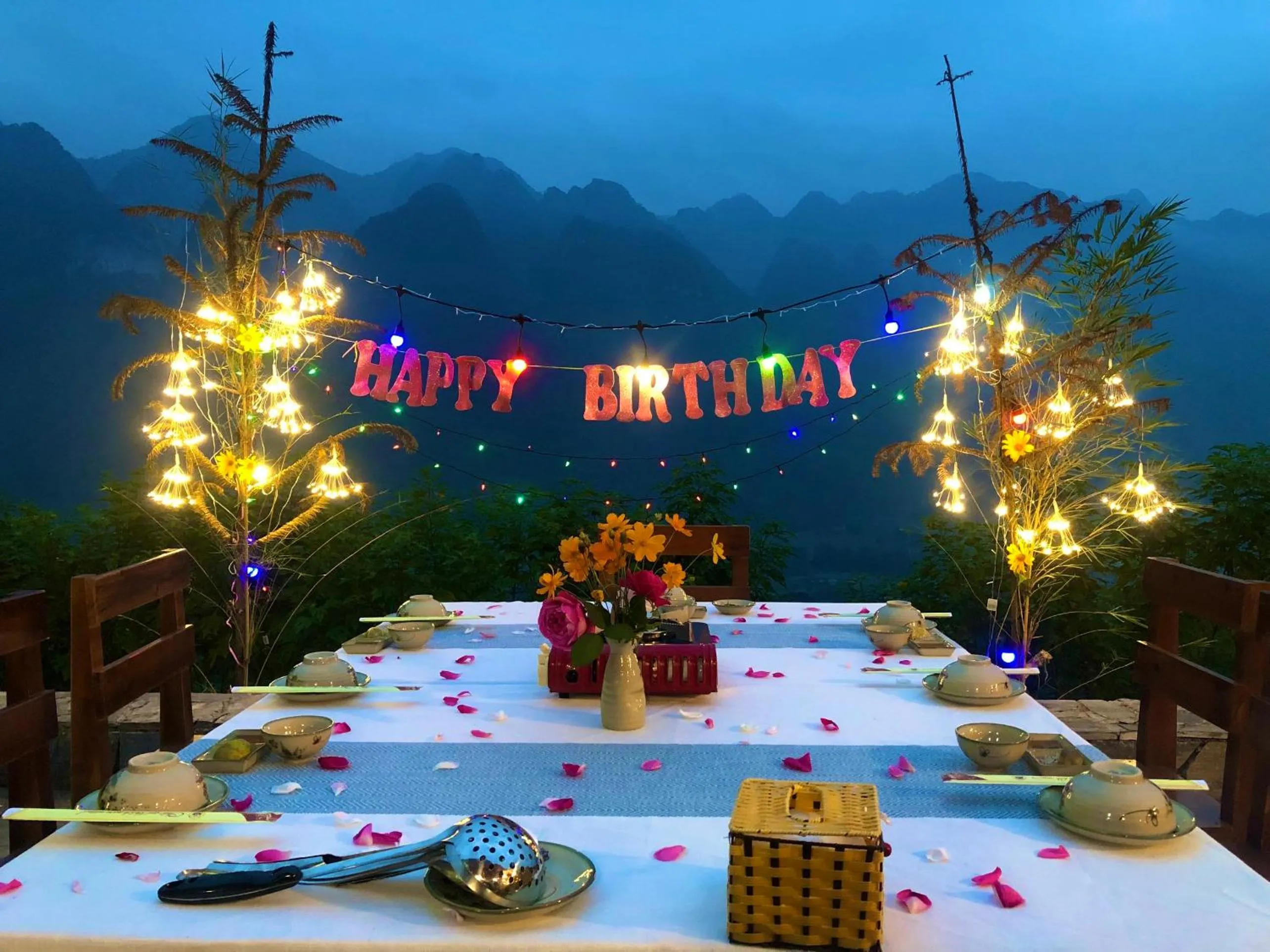 Mountain view in H'mong Village Resort Ha Giang