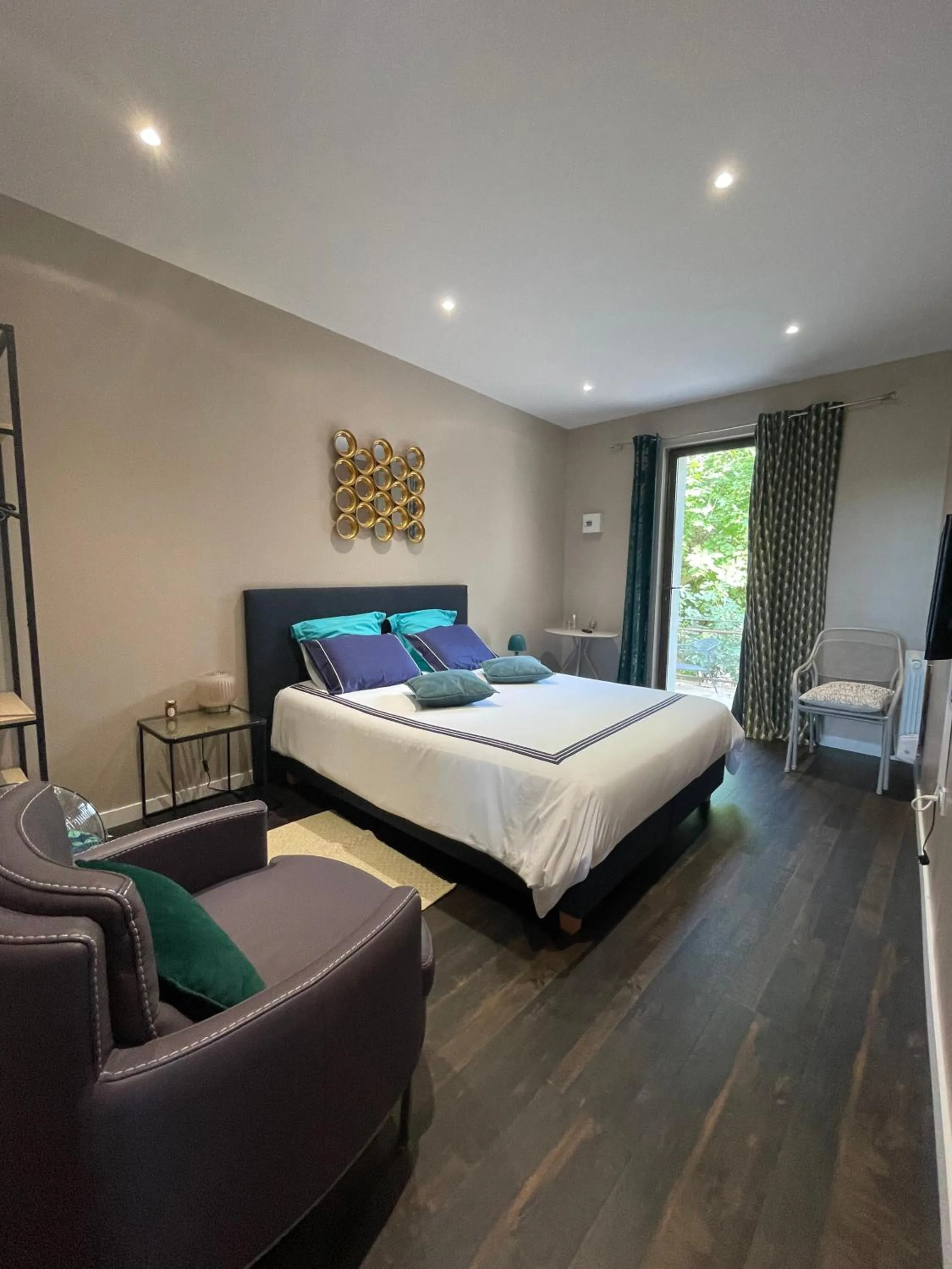 Bed in Mas Tareau Chambres d Hotes