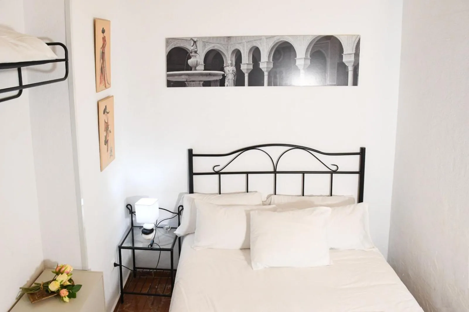 Bedroom, Bed in Apartamento Descalzos