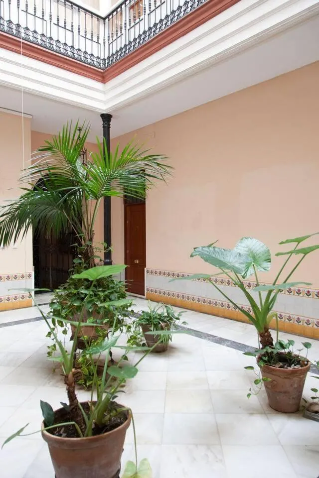 Inner courtyard view in Apartamento Descalzos