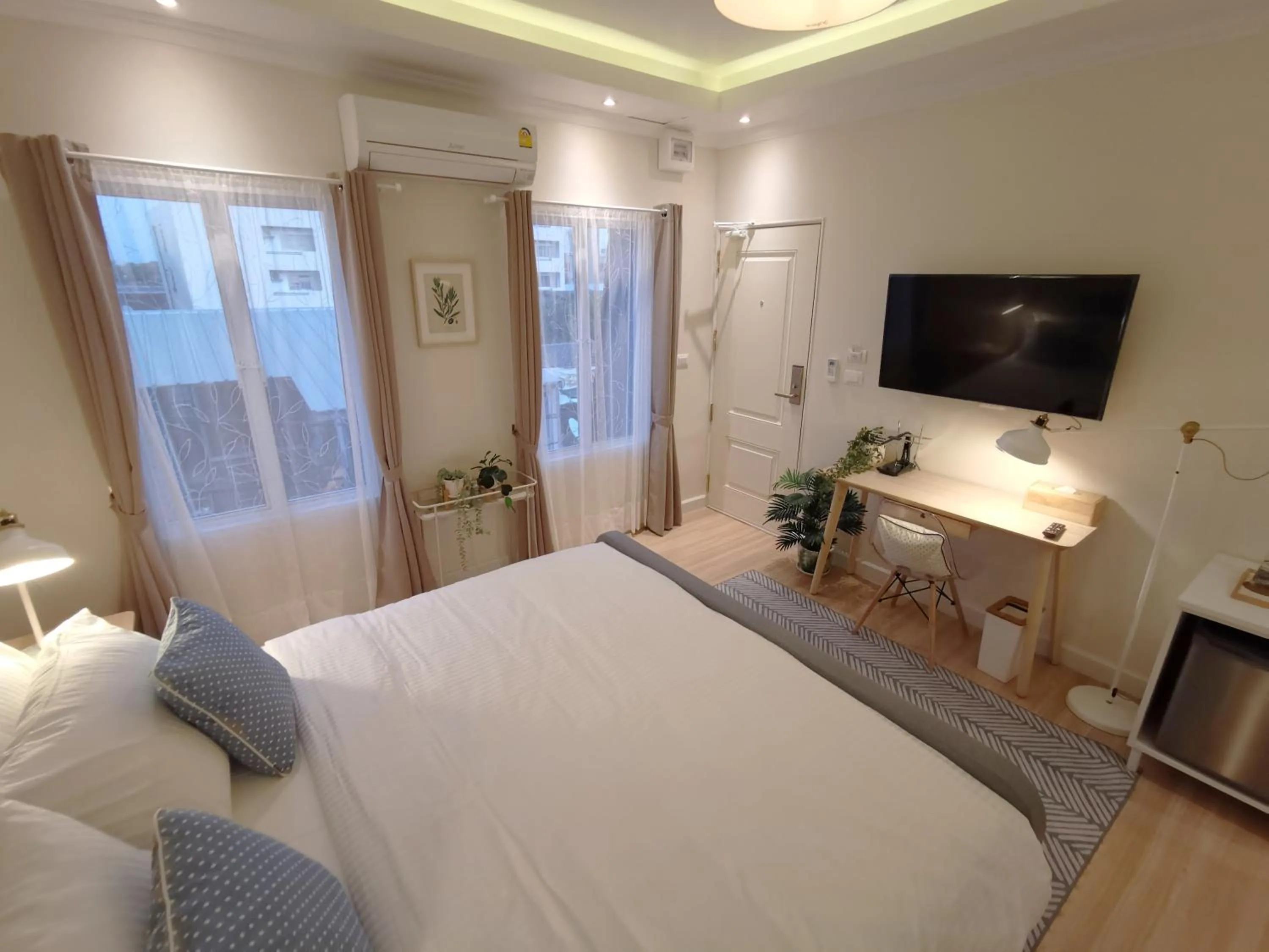 Bed in Double Bed Hotel