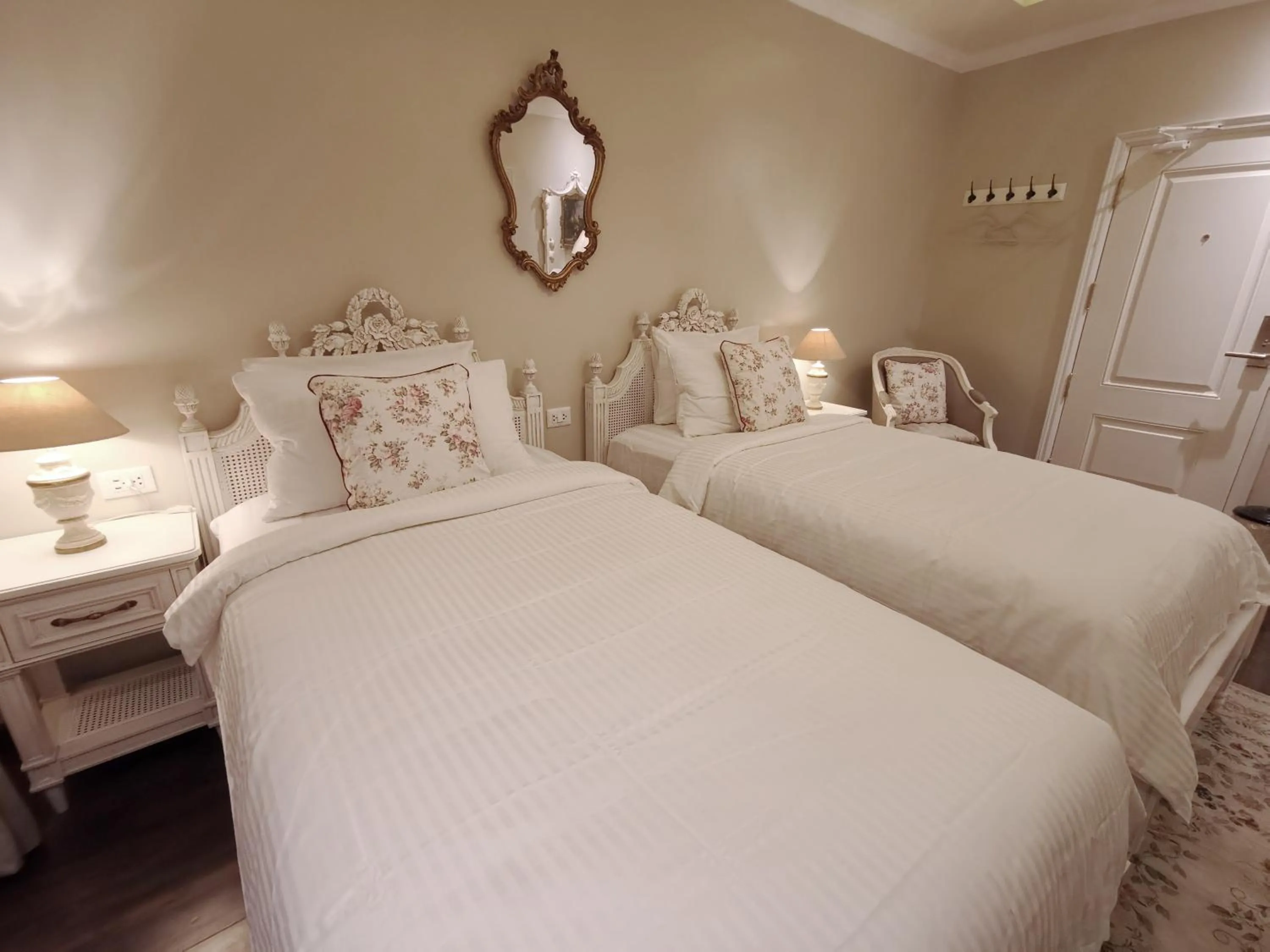 Bed in Double Bed Hotel