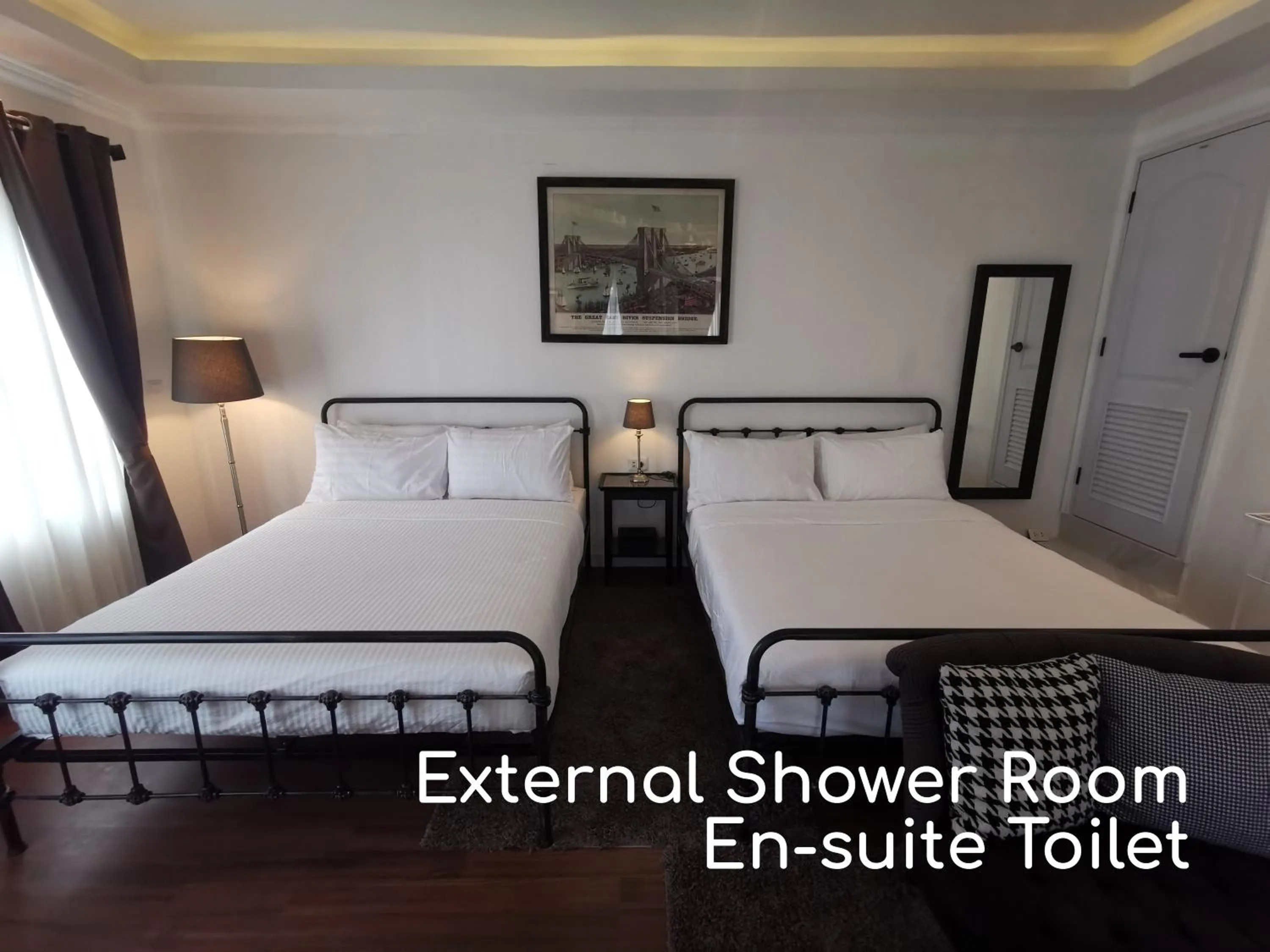 Bed in Double Bed Hotel