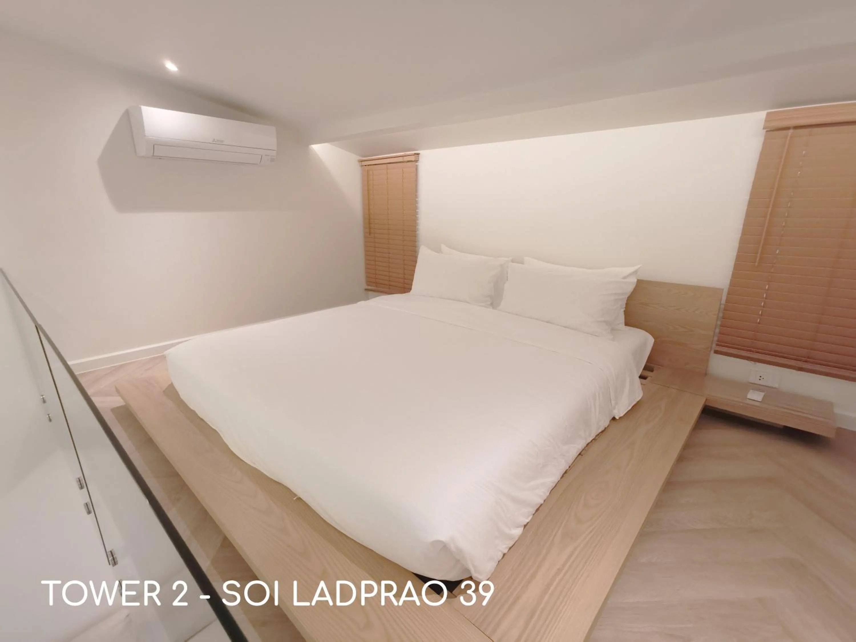 Bed in Double Bed Hotel