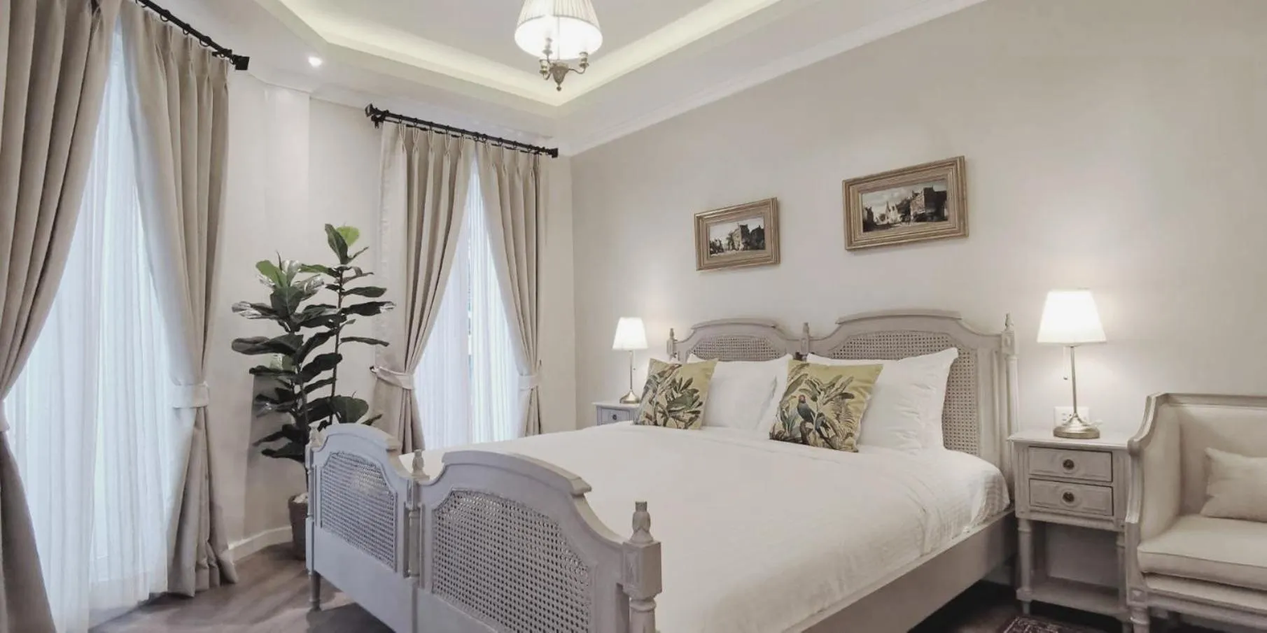 Bed in Double Bed Hotel