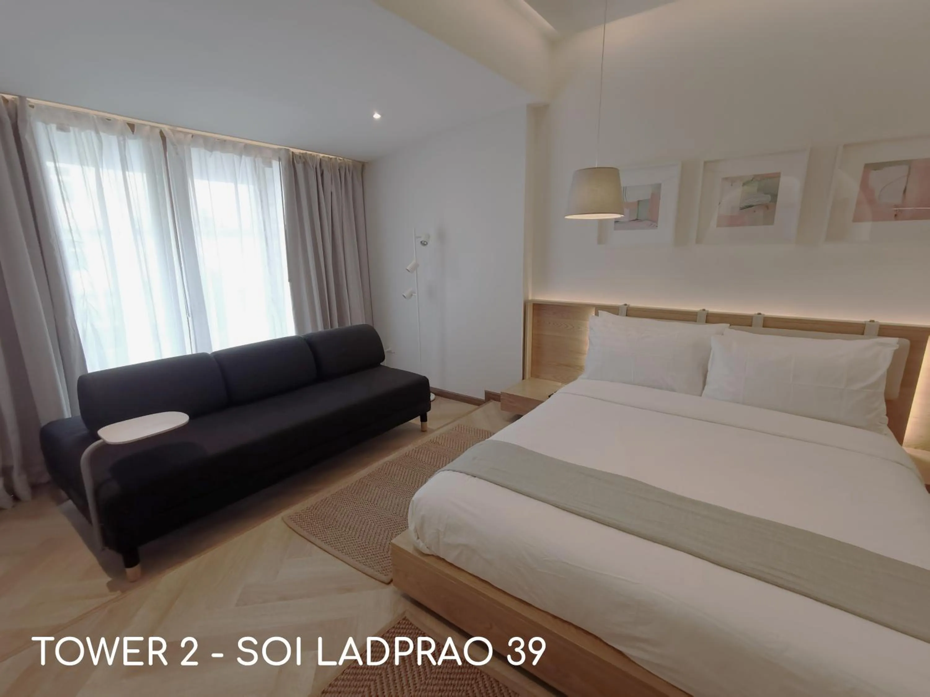 Bed in Double Bed Hotel