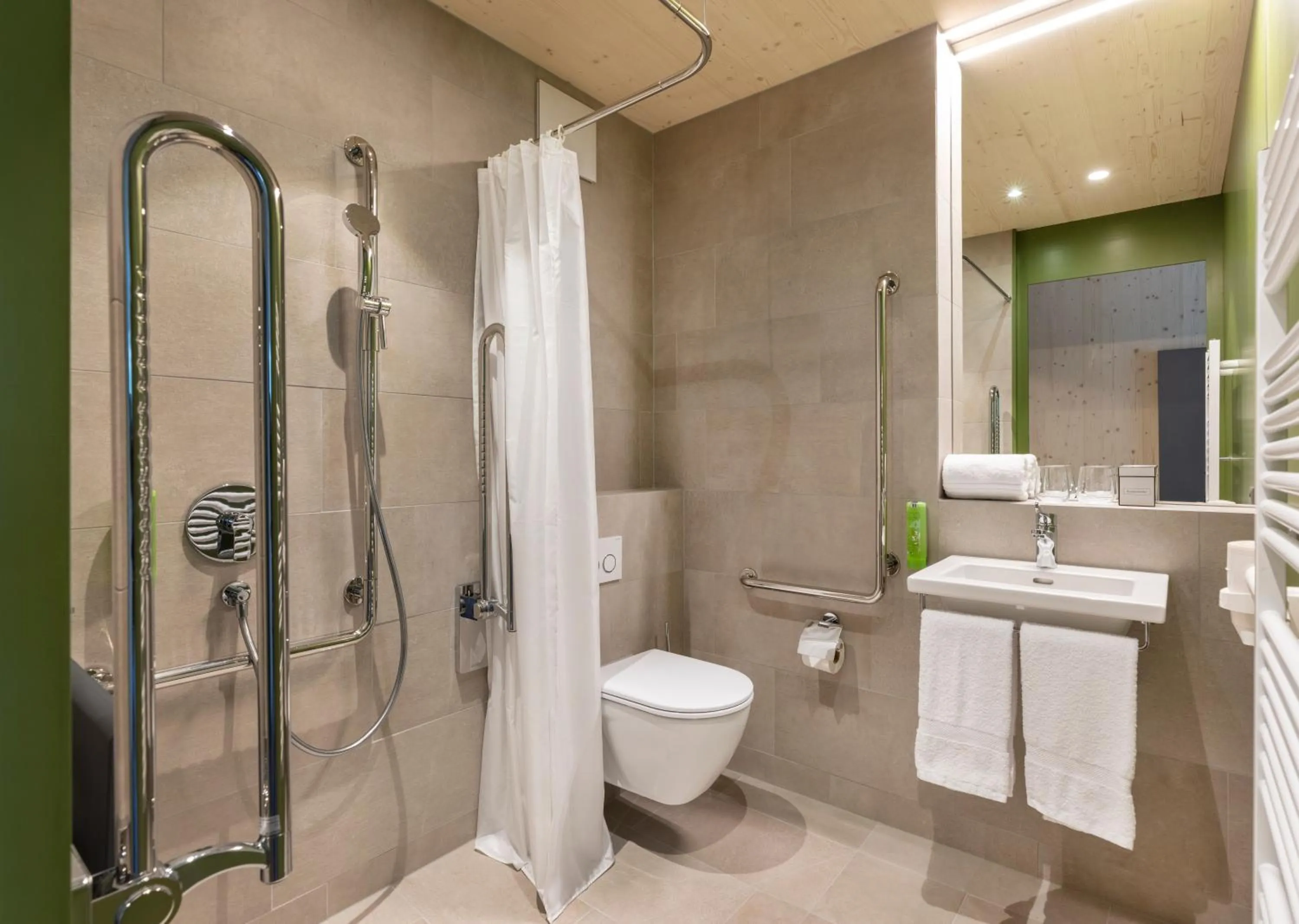 Bathroom in AVES Hotel Savognin