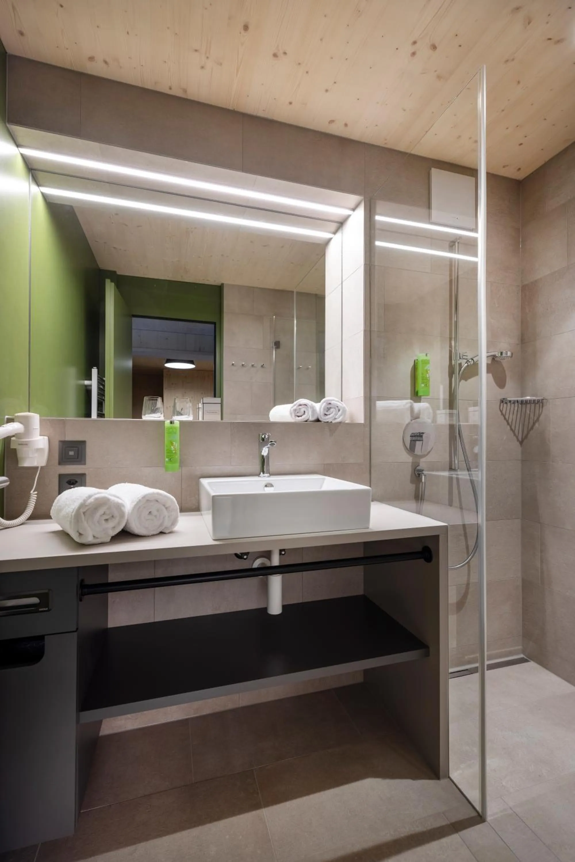 Bathroom in AVES Hotel Savognin