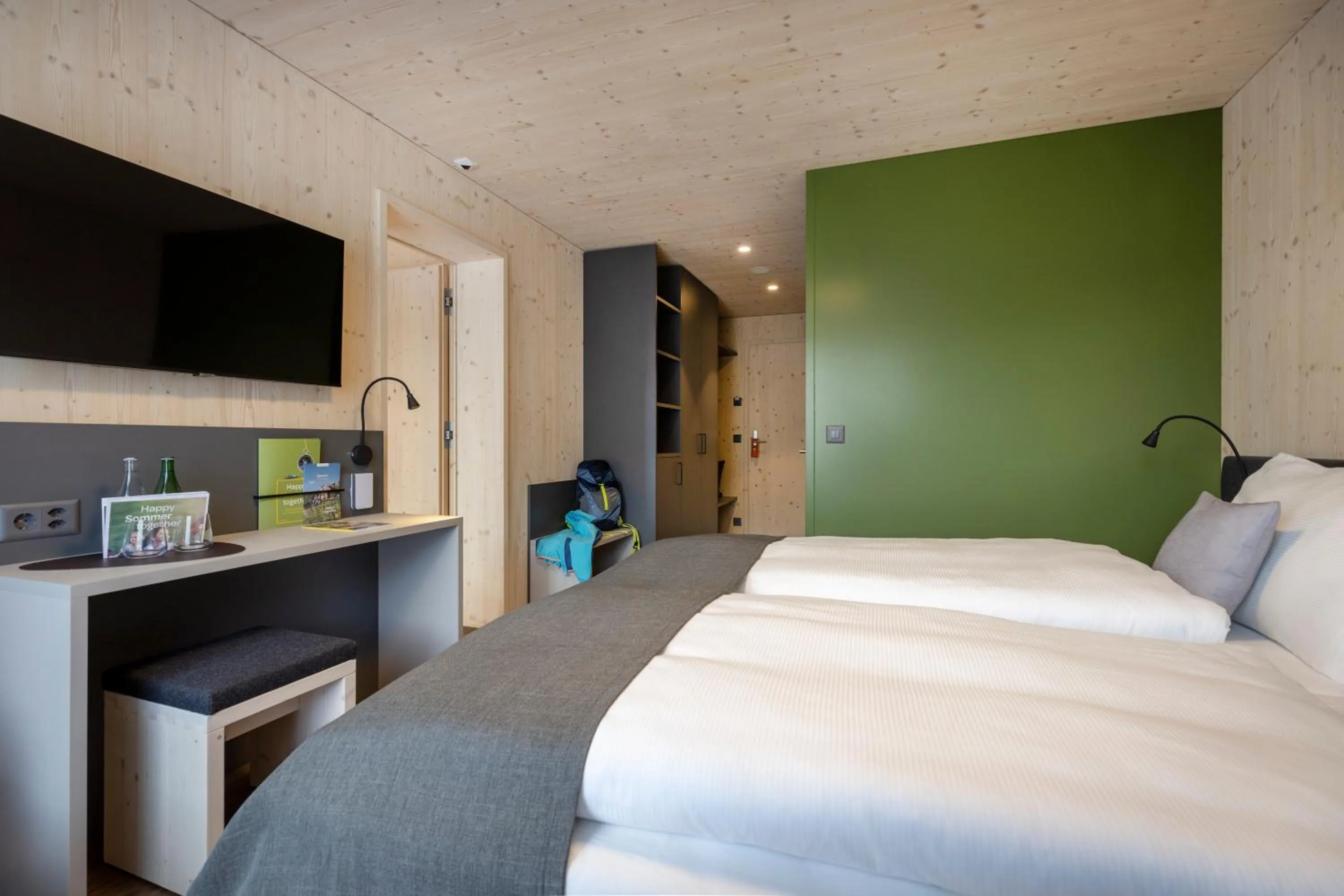 Photo of the whole room, Bed in AVES Hotel Savognin