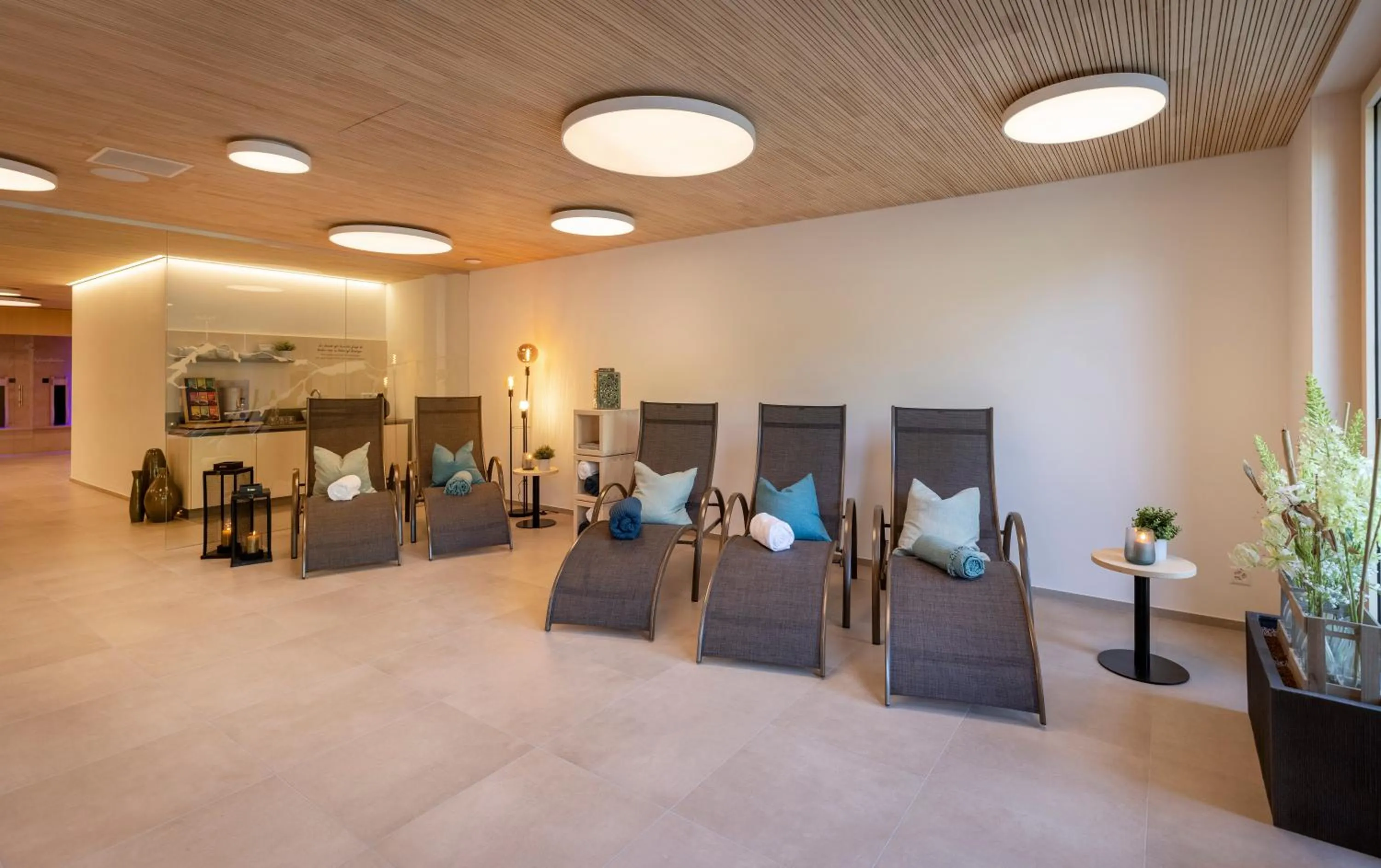 Spa and wellness centre/facilities in AVES Hotel Savognin