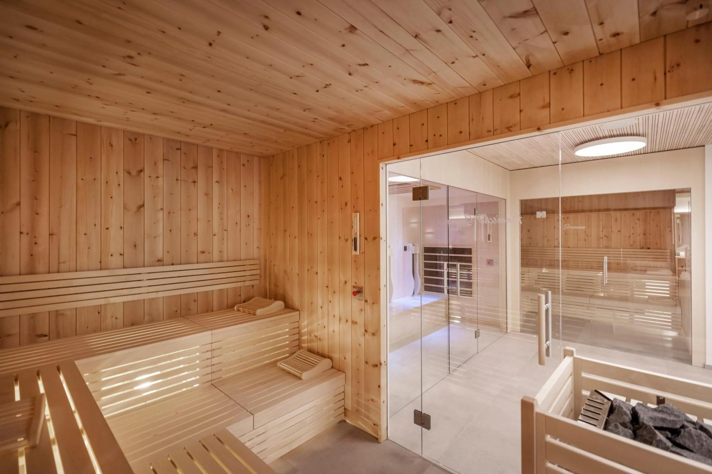 Sauna in AVES Hotel Savognin