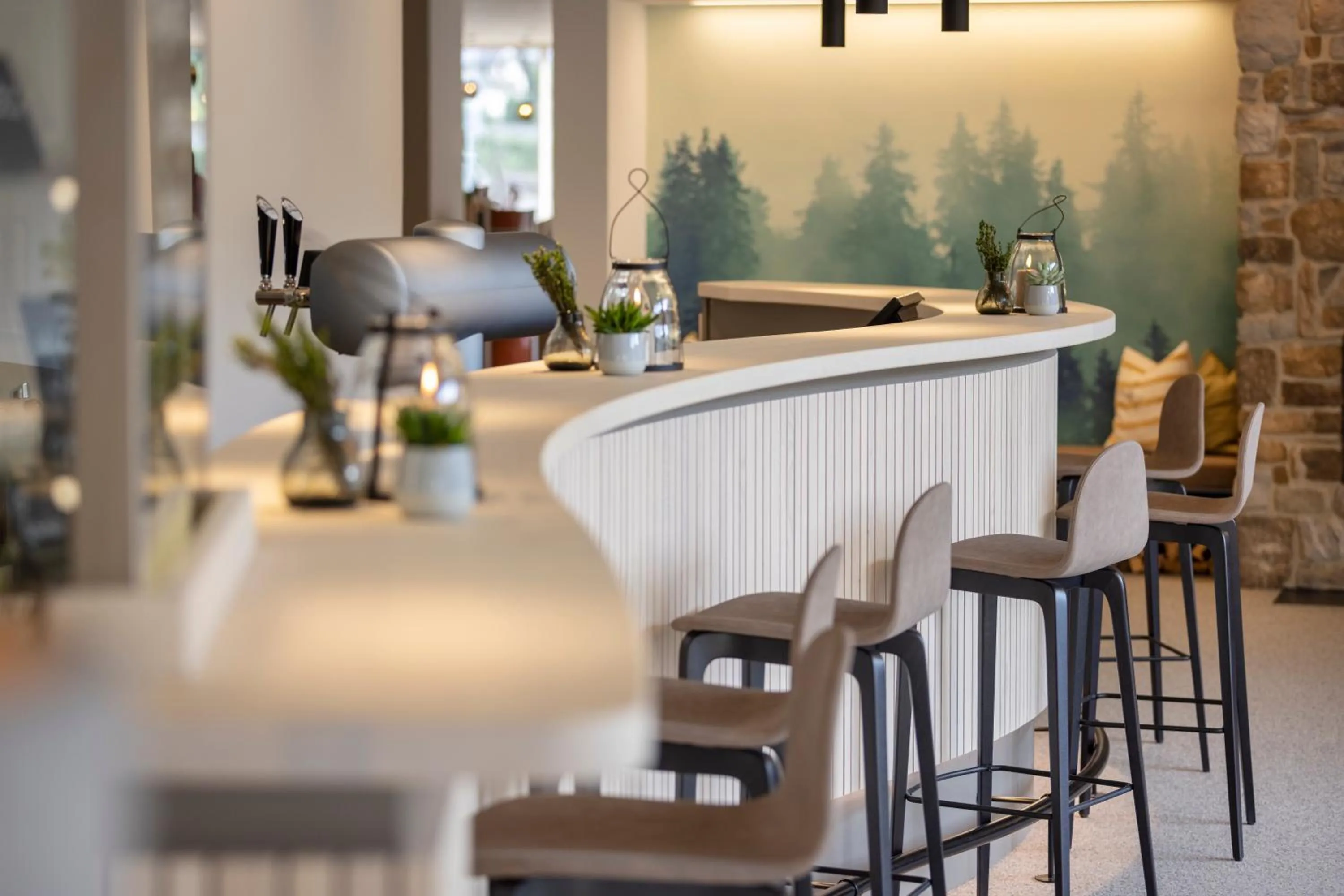 Lobby or reception in JUFA Hotel Savognin