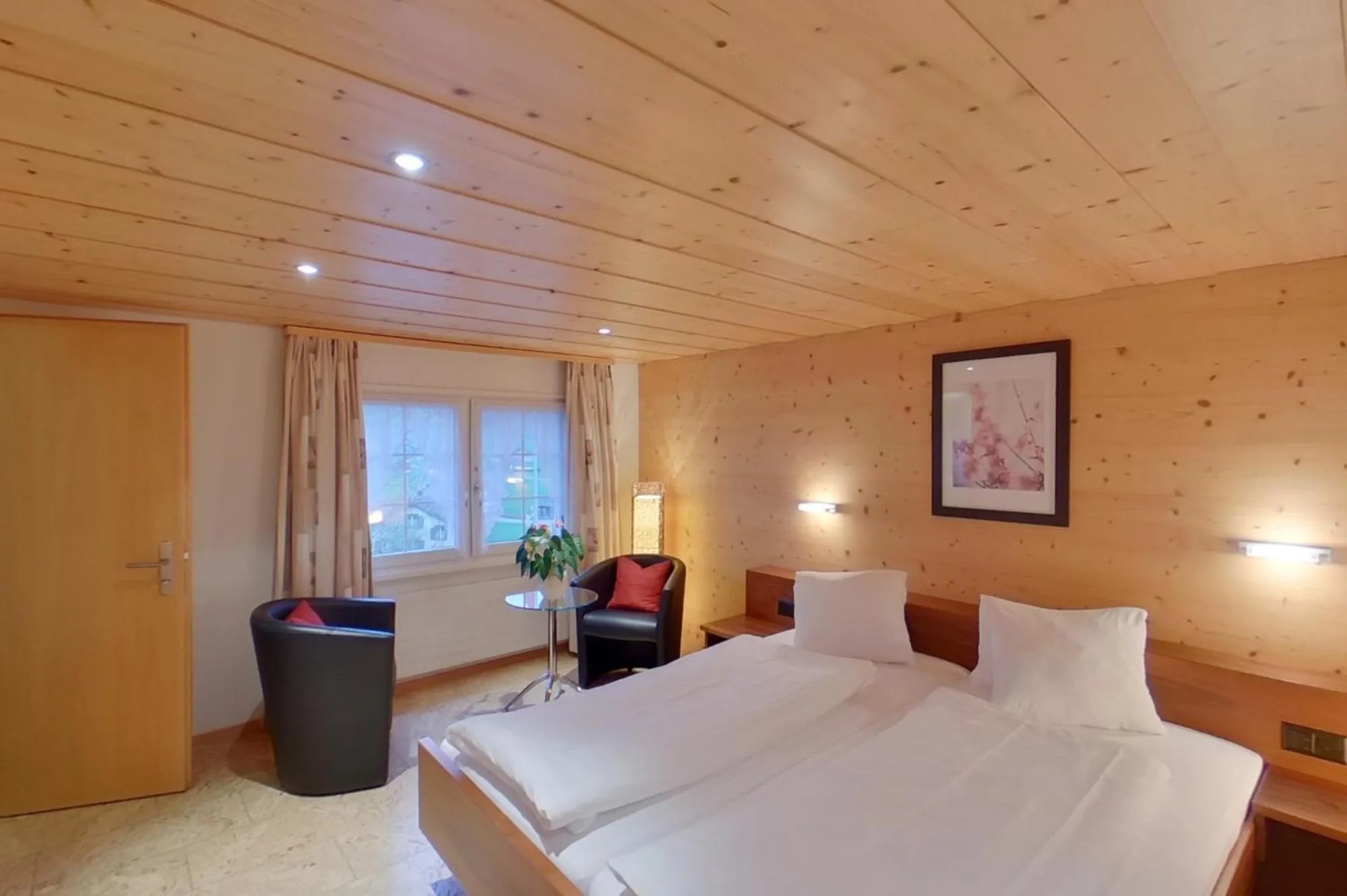 Bed in Hotel Frohe Aussicht