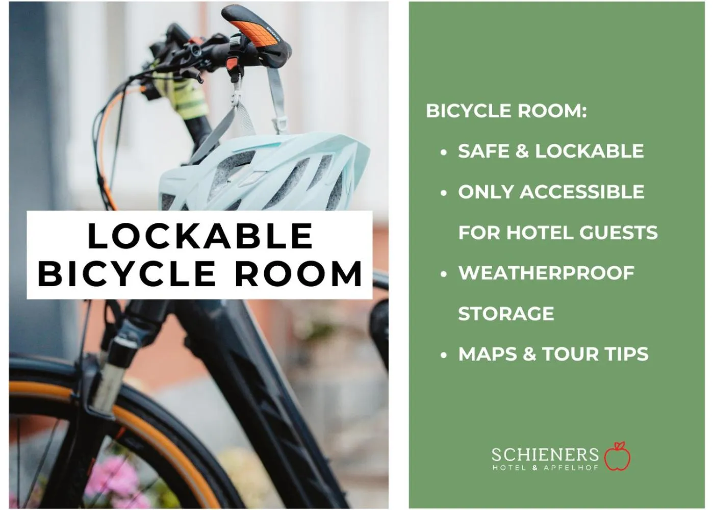 Cycling in Schieners Hotel & Apfelhof Apartments