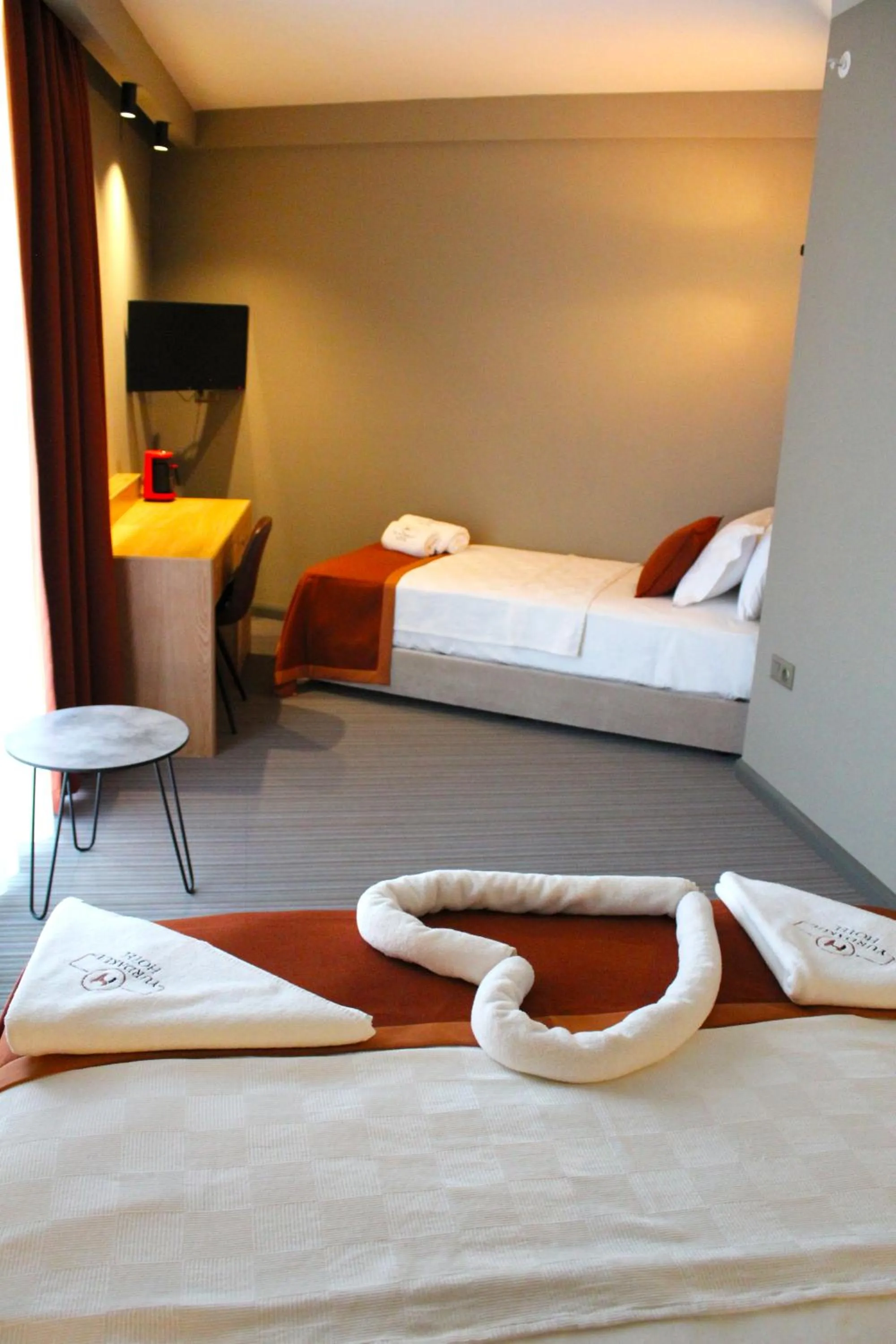 View (from property/room), Bed in YURDAKUL HOTEL