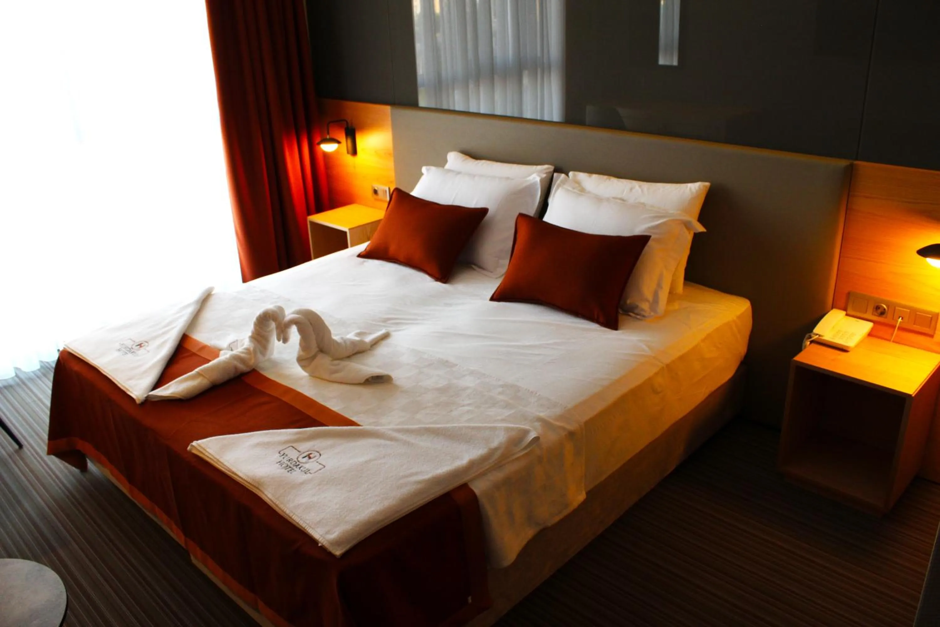 Bed in YURDAKUL HOTEL