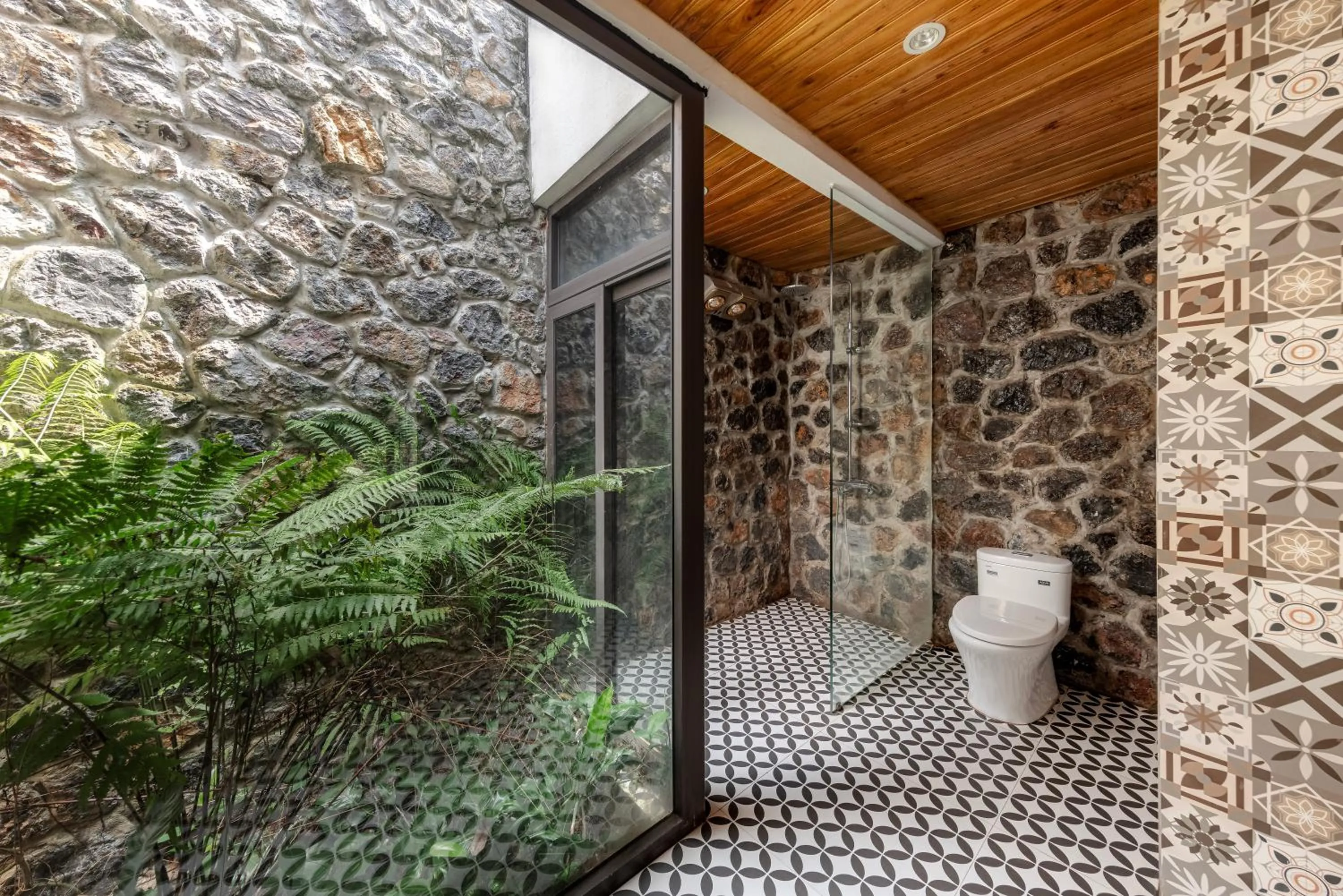 Bathroom in Nature Garden Ecolodge Ninh Bình