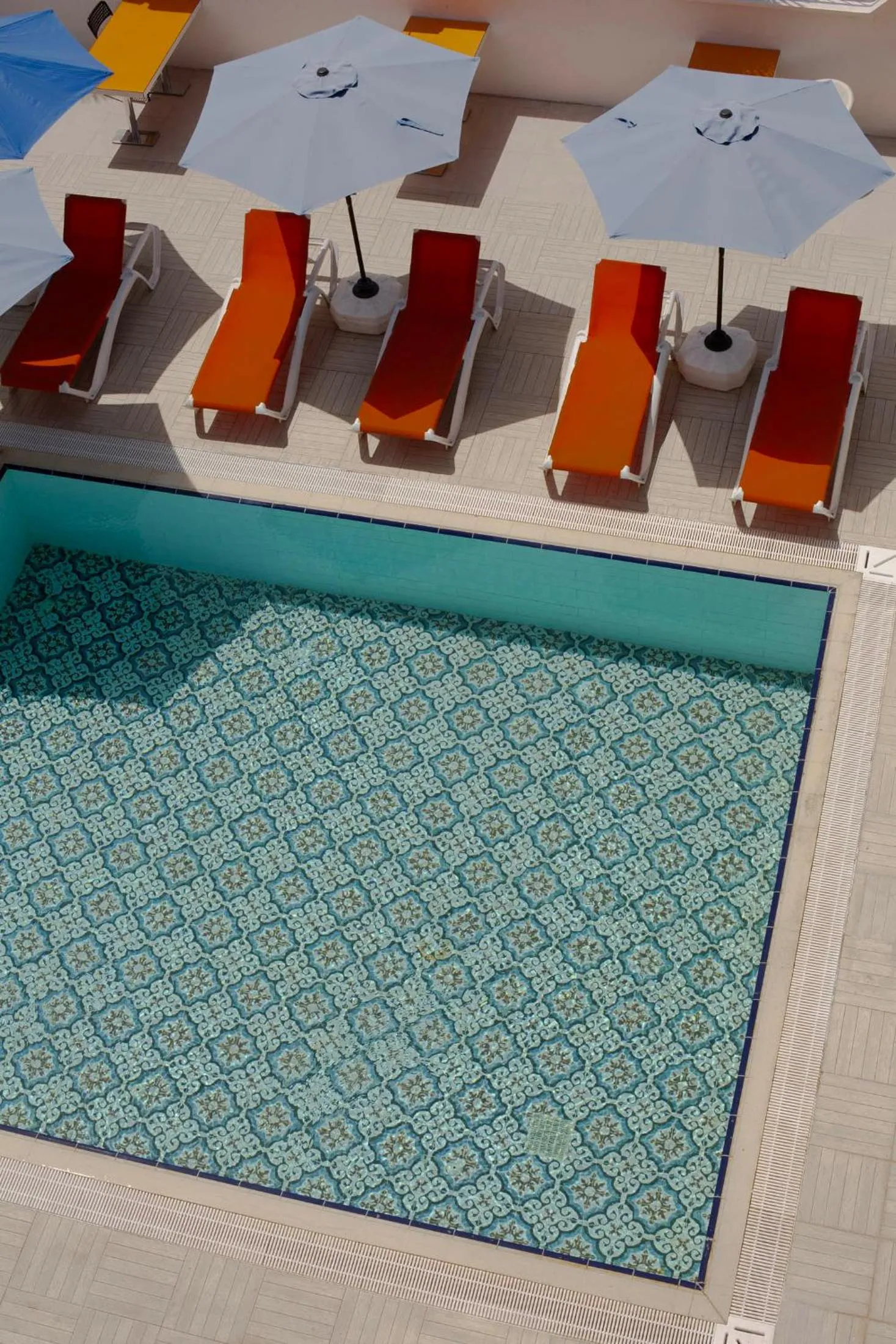 Pool view in Belsun Hotel