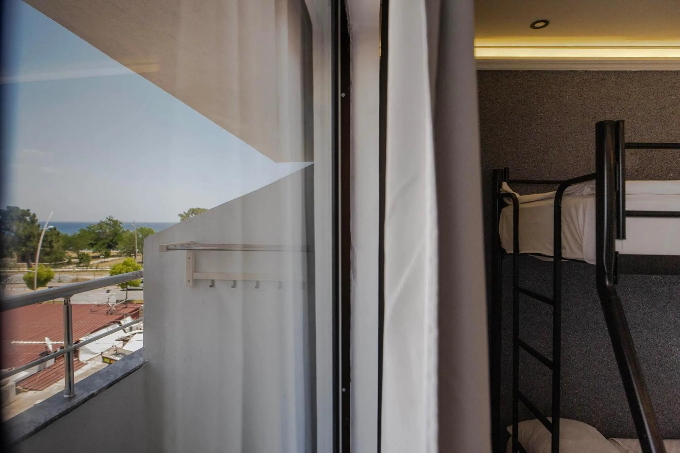 Balcony/Terrace, Bed in Belsun Hotel