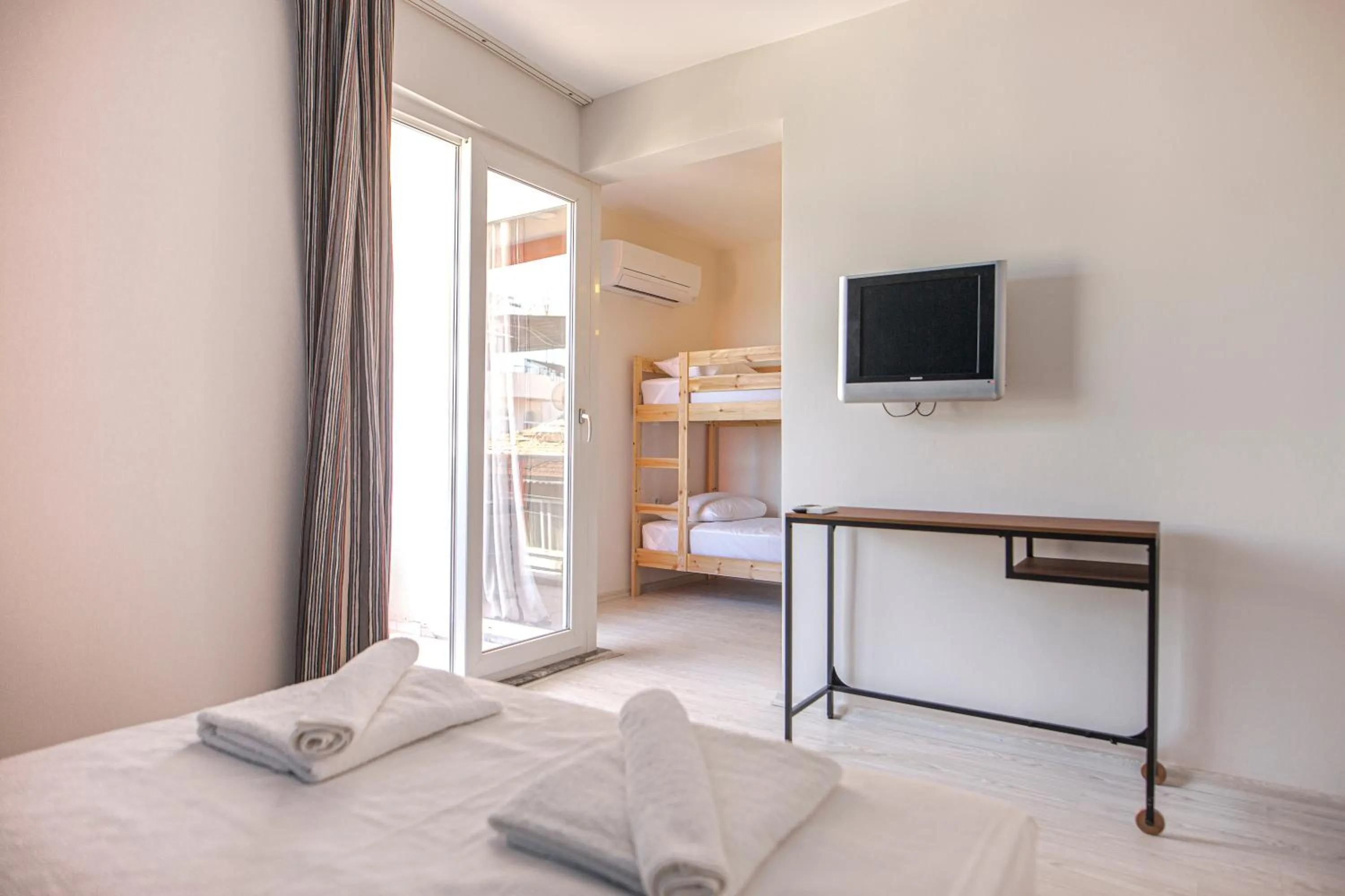 Photo of the whole room, Bed in Belsun Hotel