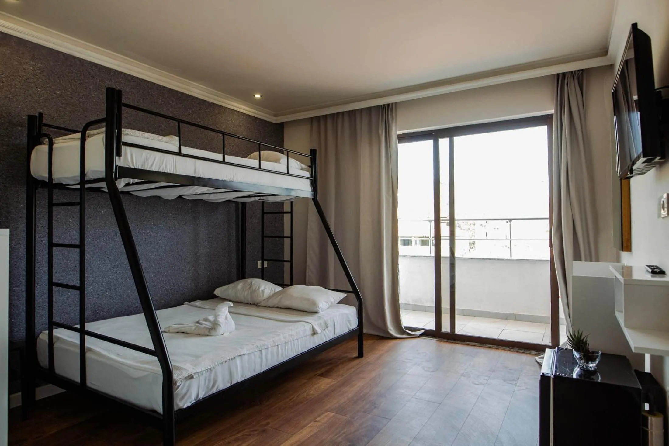 Photo of the whole room, Bed in Belsun Hotel