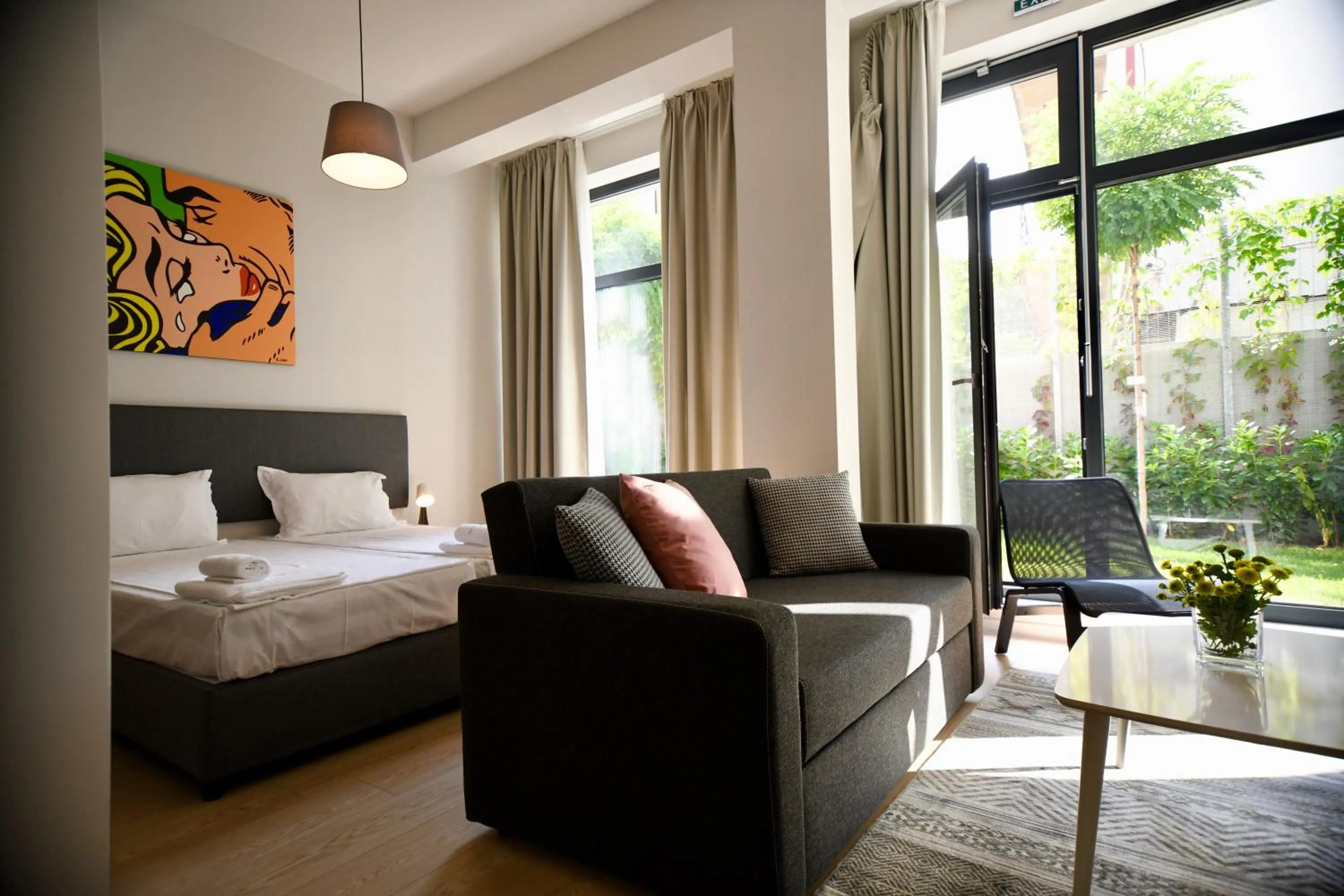 Bed in Connect Living Apartments