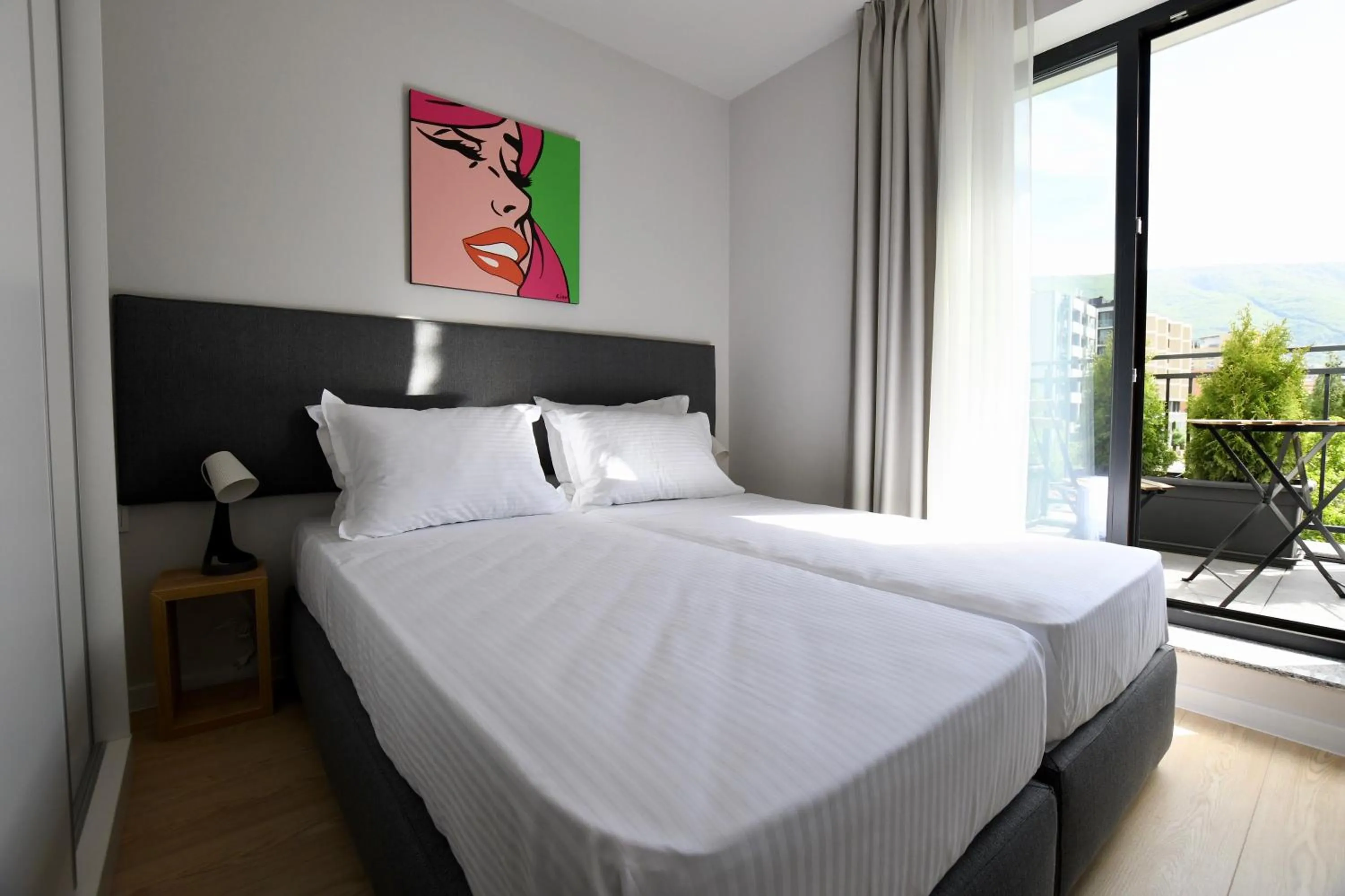 Bed in Connect Living Apartments